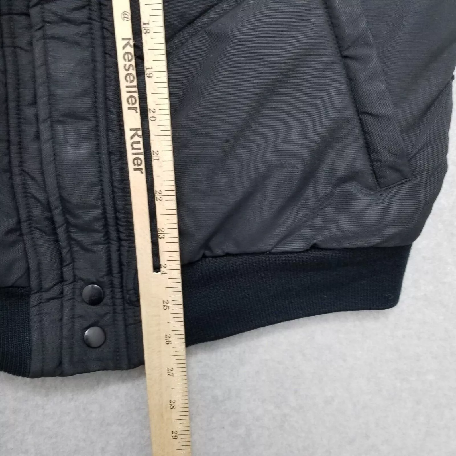 Other Bombers Other Profile Jacket Mens Medium Black Full Zip Pockets
