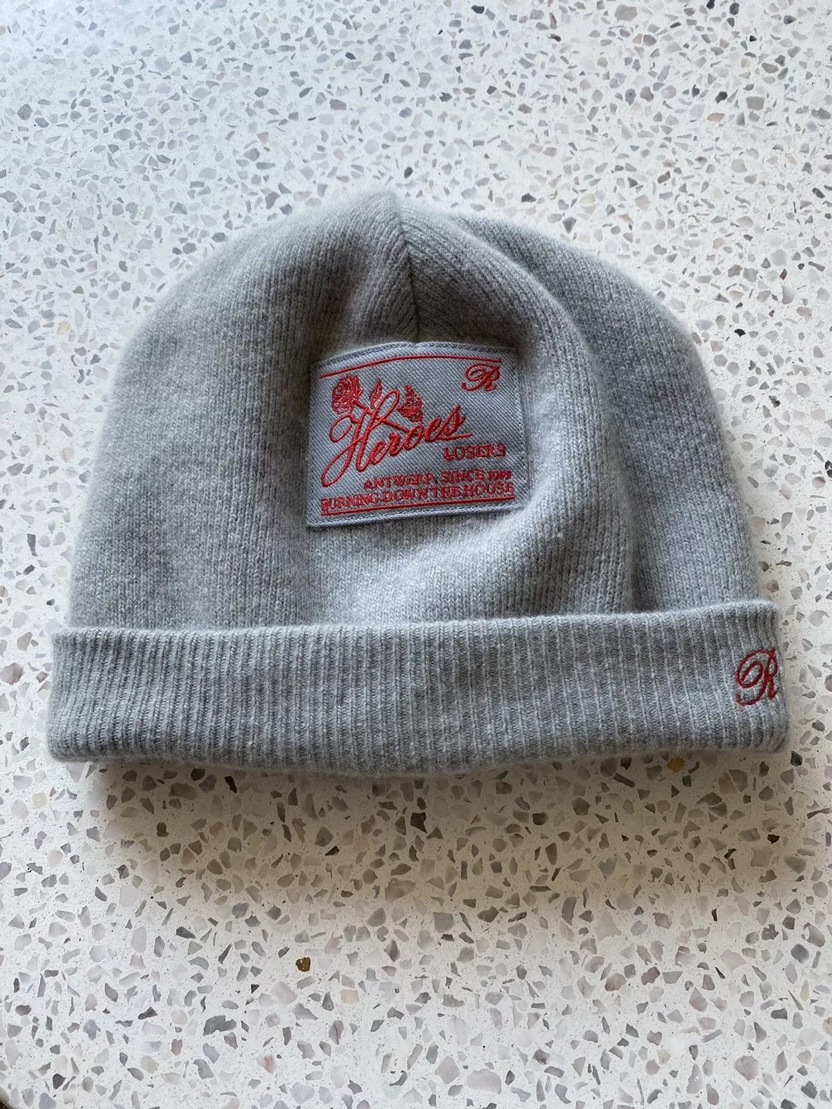 Raf Simons Hats Raf Simons Wool/Cashmere Beanie Gray