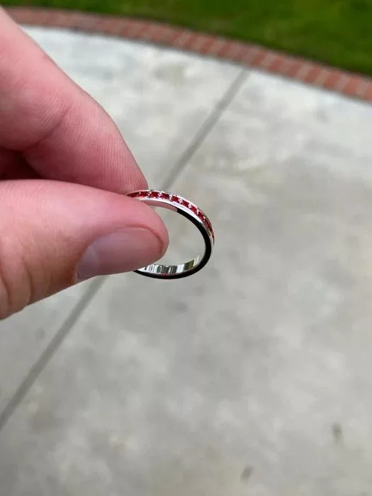 Other Jewelry Watches Other Silver Ruby Ring (PVD)