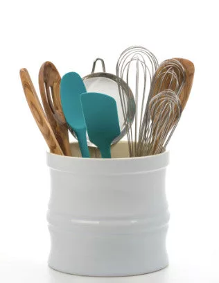 Oversize White Tool Crock