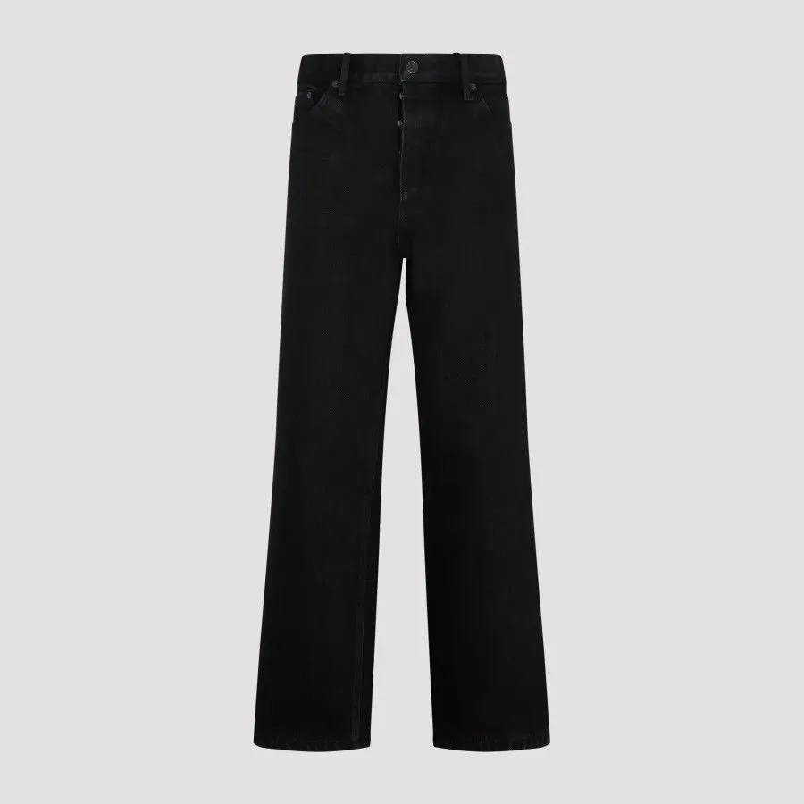 Balenciaga Jeans Balenciaga o1s1wg110624 Ankle Cut Jeans in Black