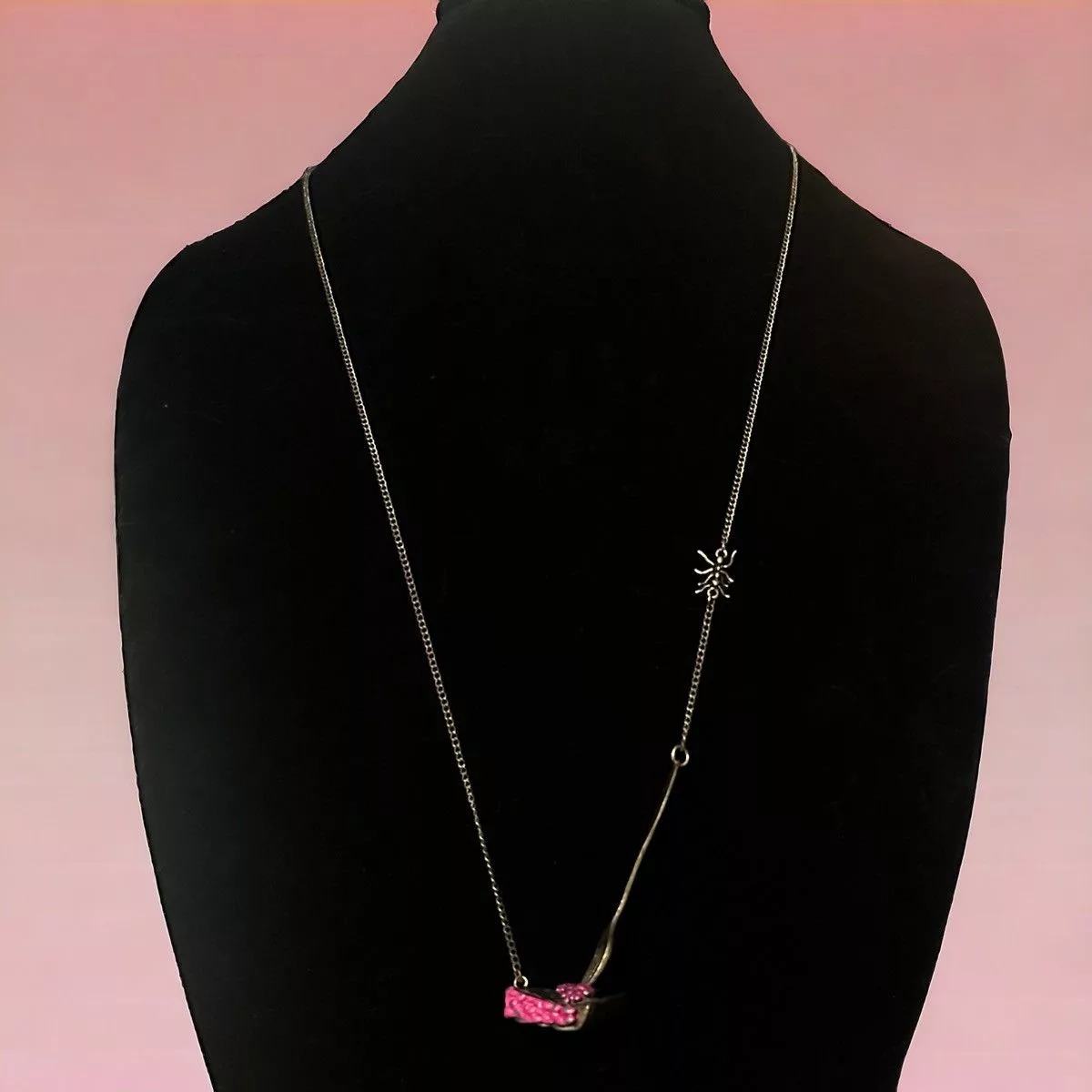 Other Necklaces Other Slice of pie with fork necklace Gold