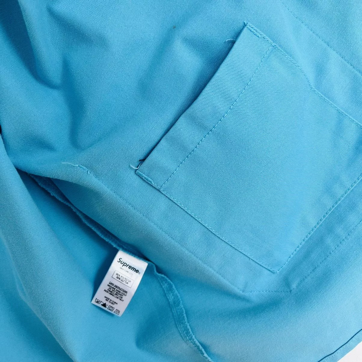 Supreme Light Jackets Rare vintage Supreme box logo Work Jacket Blue
