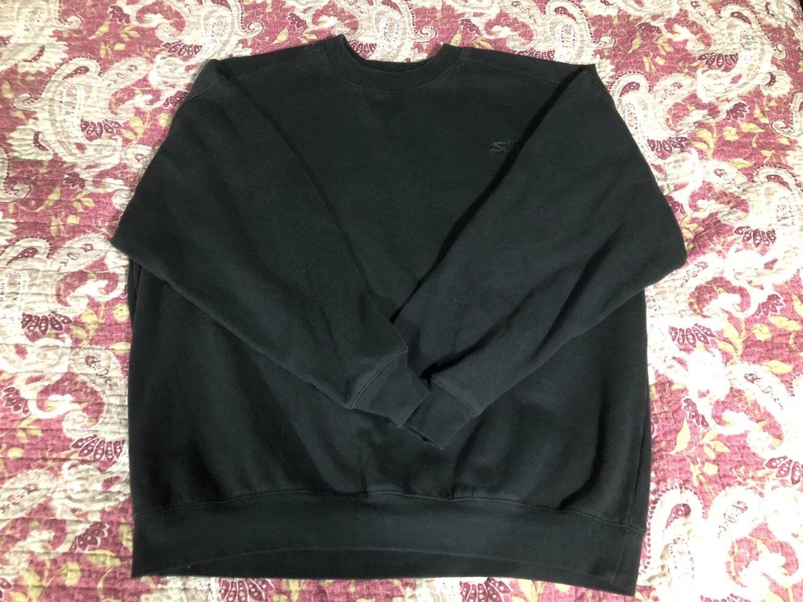 Starter Sweatshirts Hoodies Starter Black Sweatshirt (vintage)
