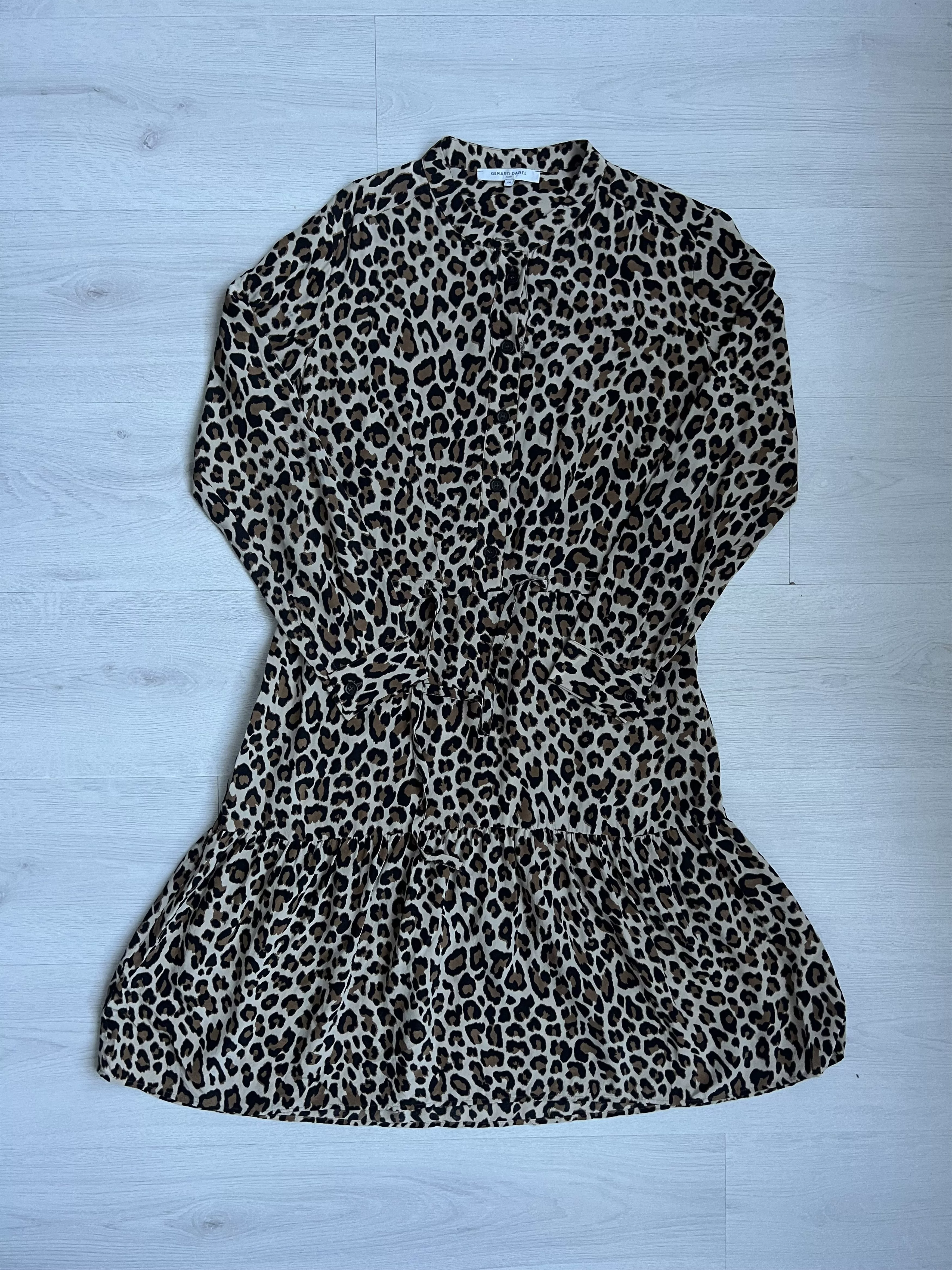 Other Maxi Dresses Other Gerard Darel Silk Long tunic-style dress with leopard print Multi Streetwear