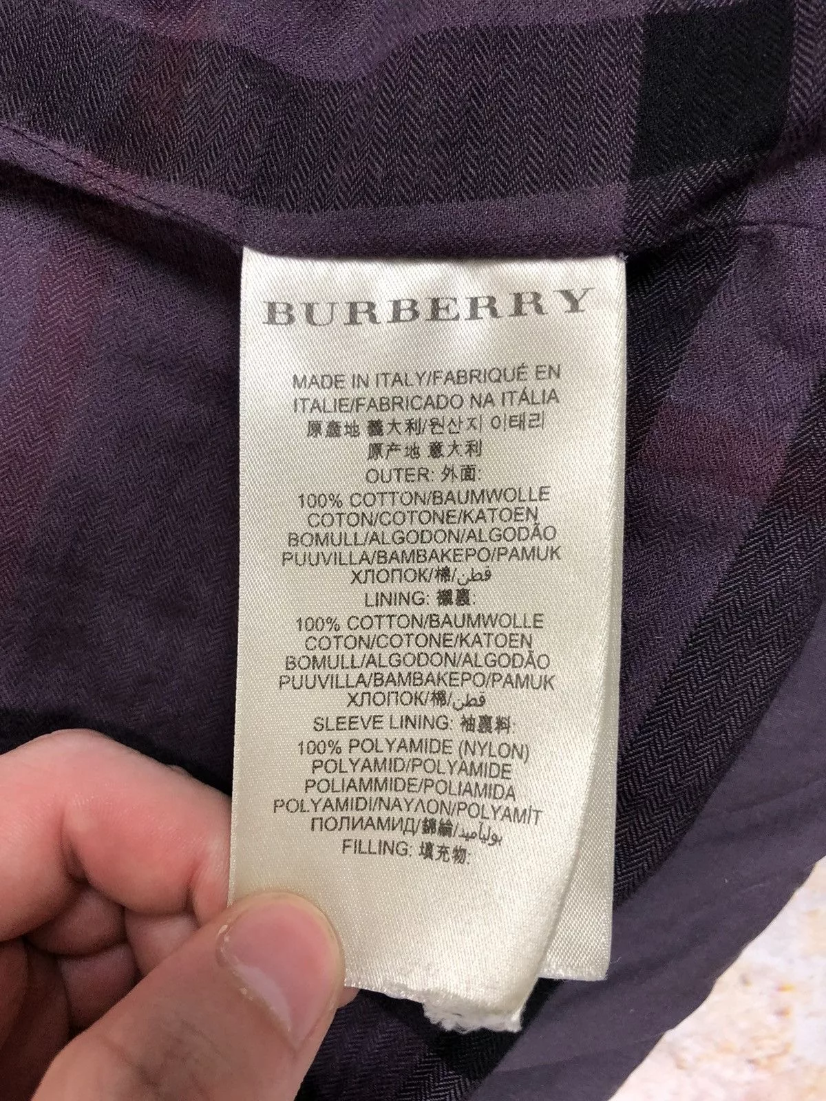 Burberry Jackets Burberry Brit down jacket puffer Purple