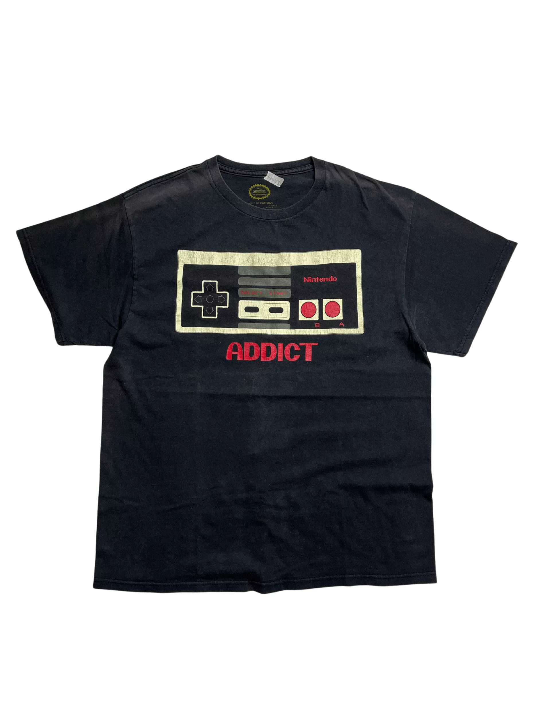 Nintendo Short Sleeve T Shirts Nintendo × Vintage vintage icon nintendo shirt Black