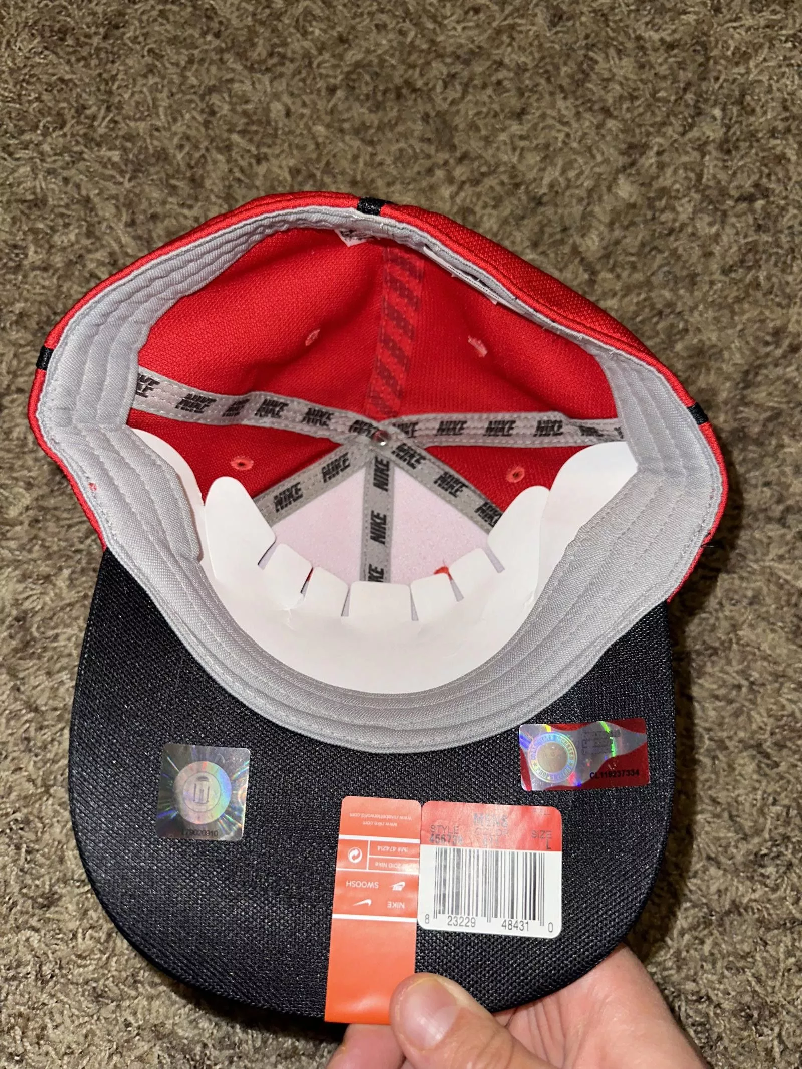 Nike Hats Nike Ohio State Buckeyes Aerobill Sideline Coaches Cap 2010 Red