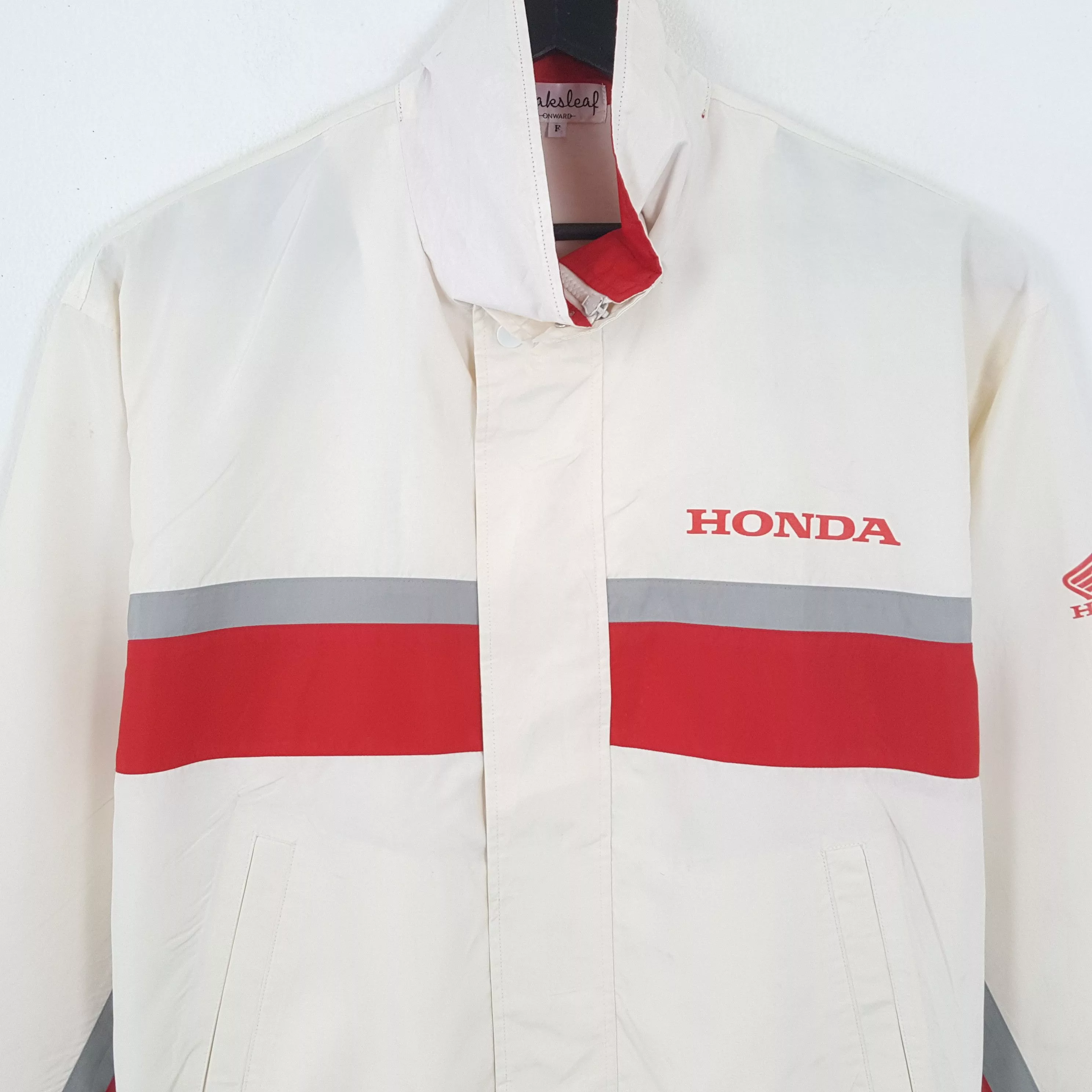 Honda Light Jackets Honda × Vintage HONDA RACING Jacket Nice Design White