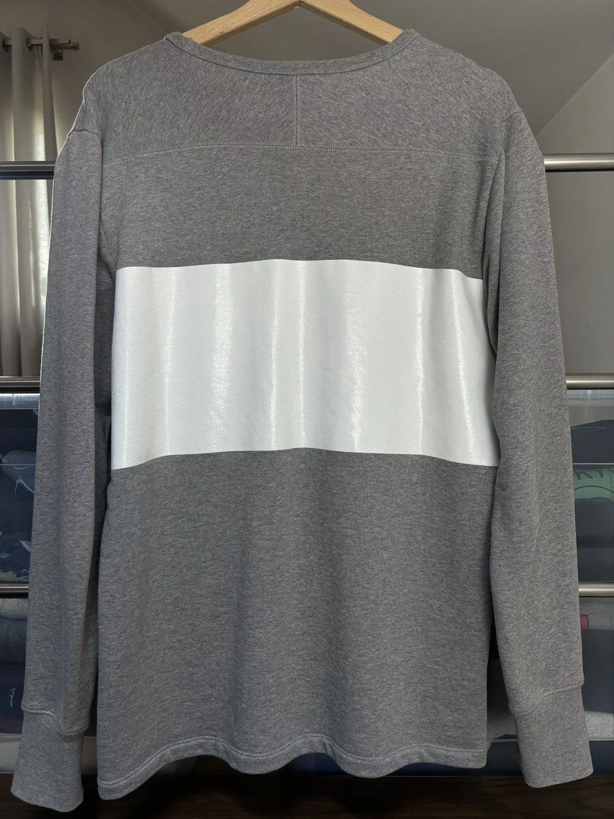 Acne Studios Sweatshirts Hoodies Acne Studios × Designer Acne Studios Finish Rugby PSS17 Vintage Sweatshirt Gray