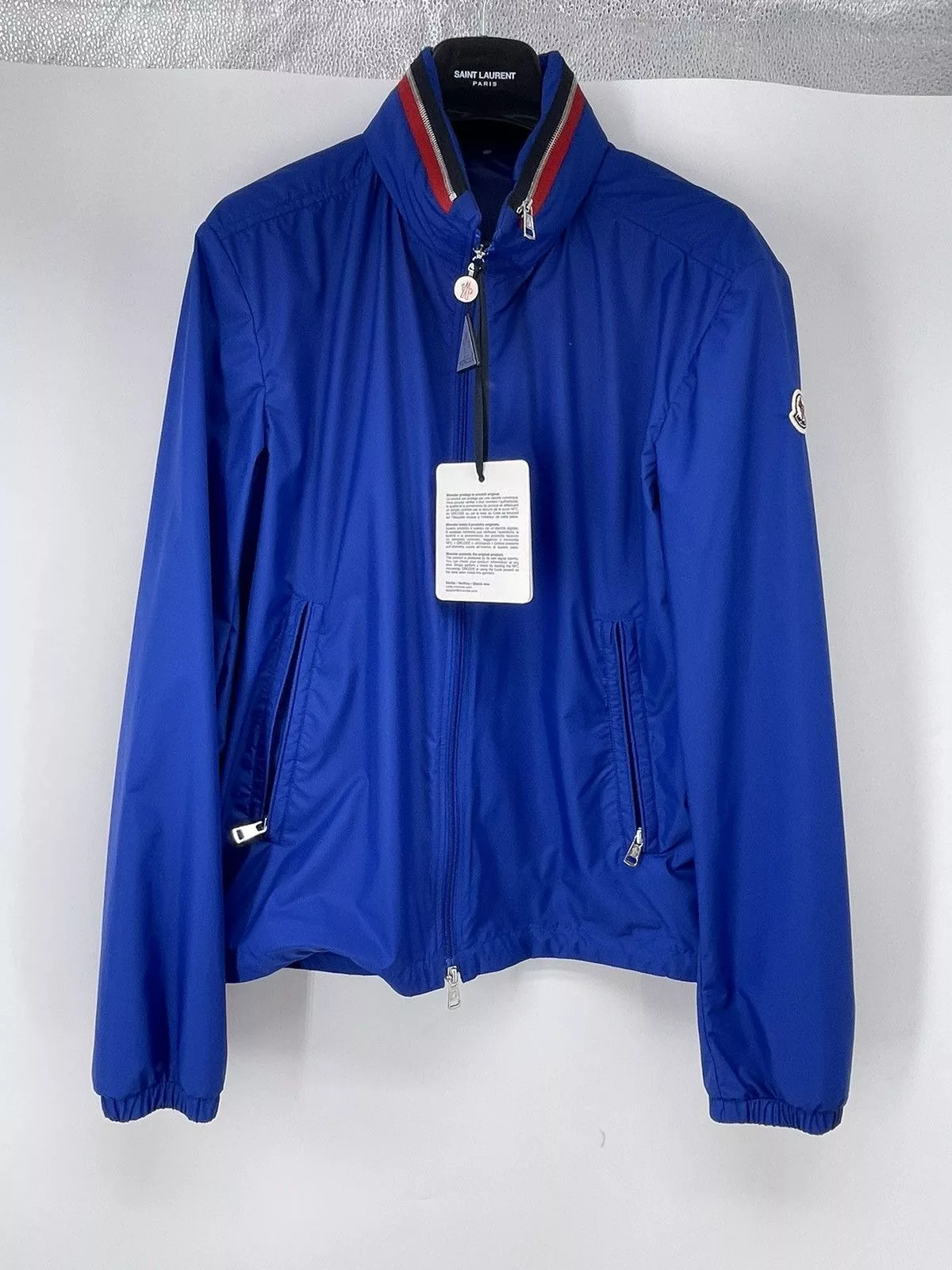 Moncler Light Jackets Moncler Karlak Jacket Size 3 Blue