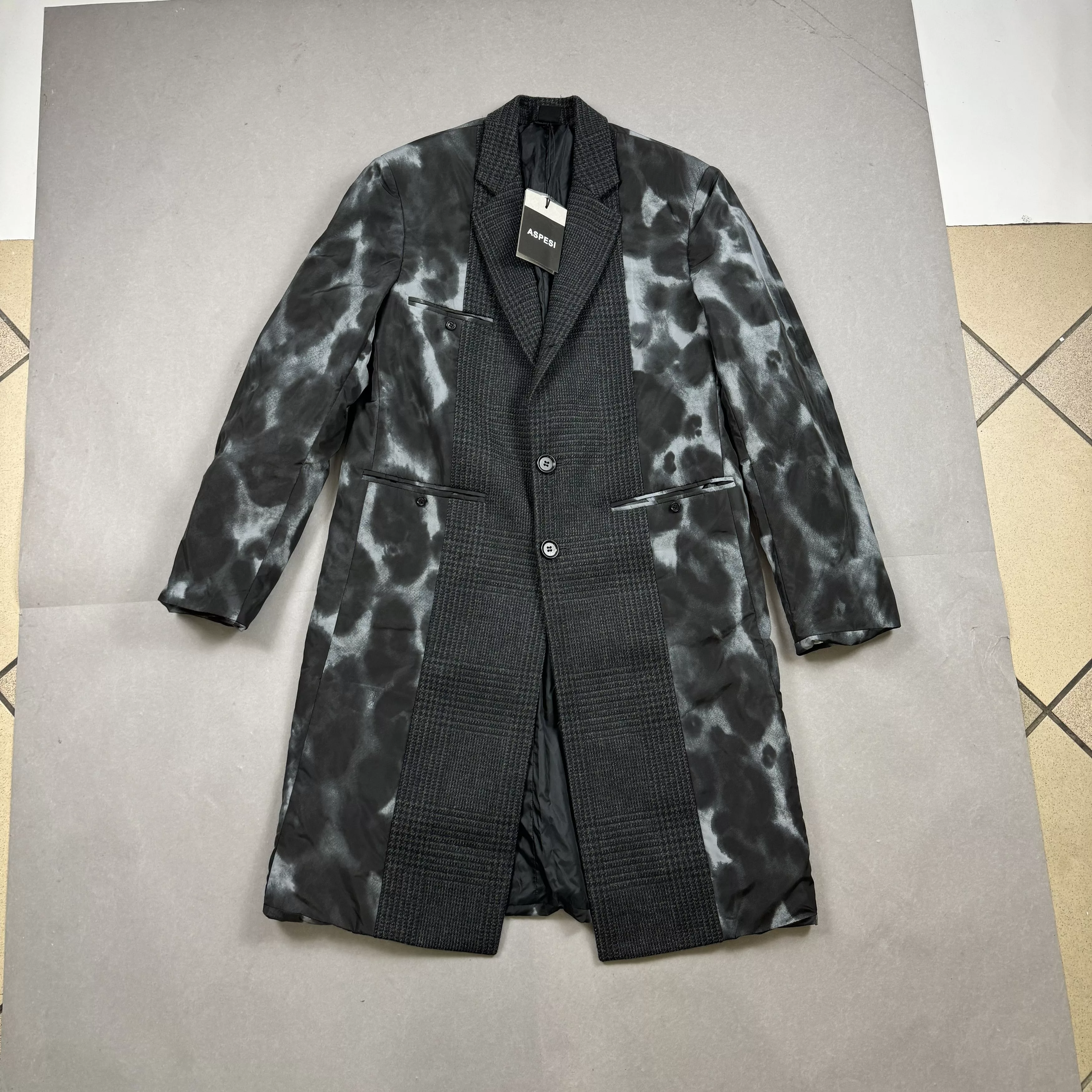 Aspesi Heavy Coats NEW Aspesi Capotto Uomo Black Coat