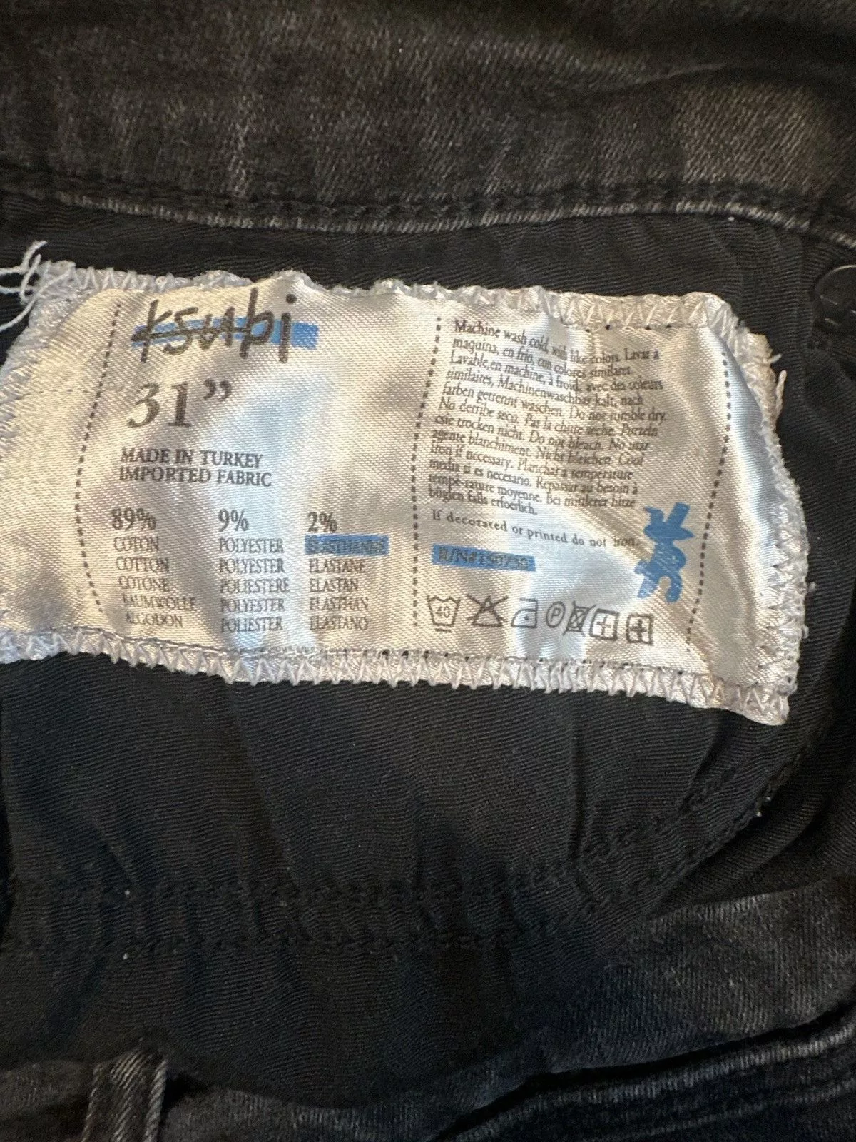 Ksubi Denim Ksubi Plain Gray Denim Jeans Size 31