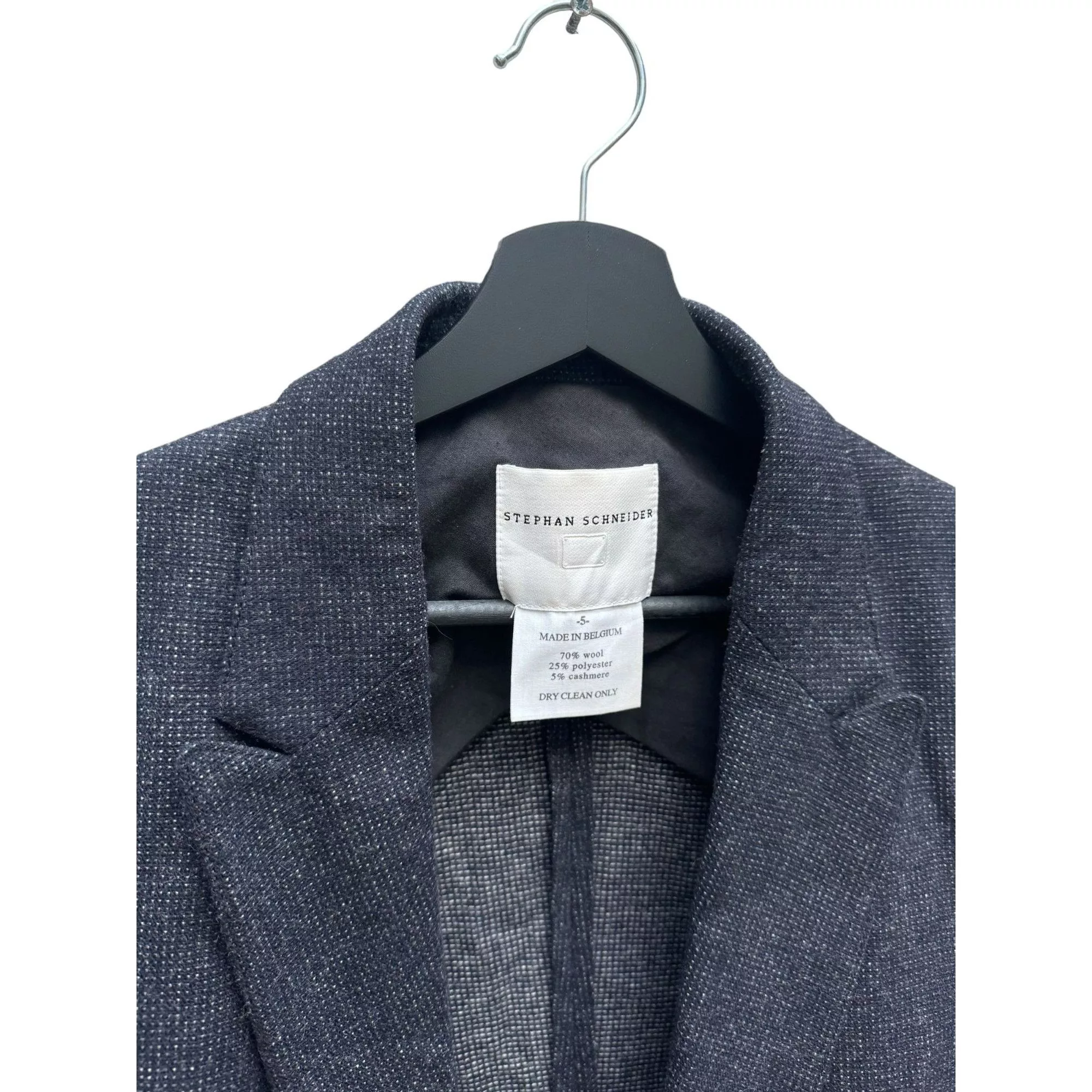 Stephan Schneider Light Jackets Stephan Schneider Grey Wool Blazer Jacket Gray