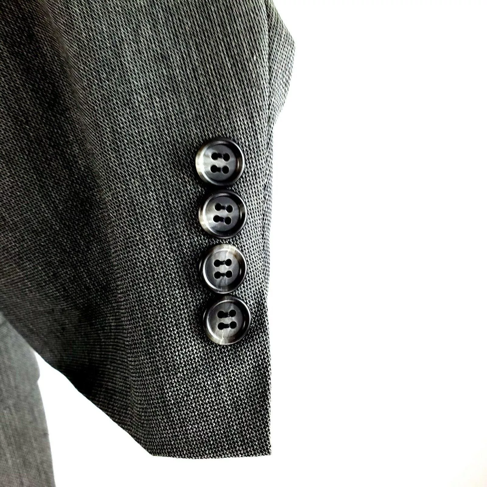 Hart Schaffner Marx Blazers Hart Schaffner Marx Wool 2 Button Blazer 42L Gray Check Spor