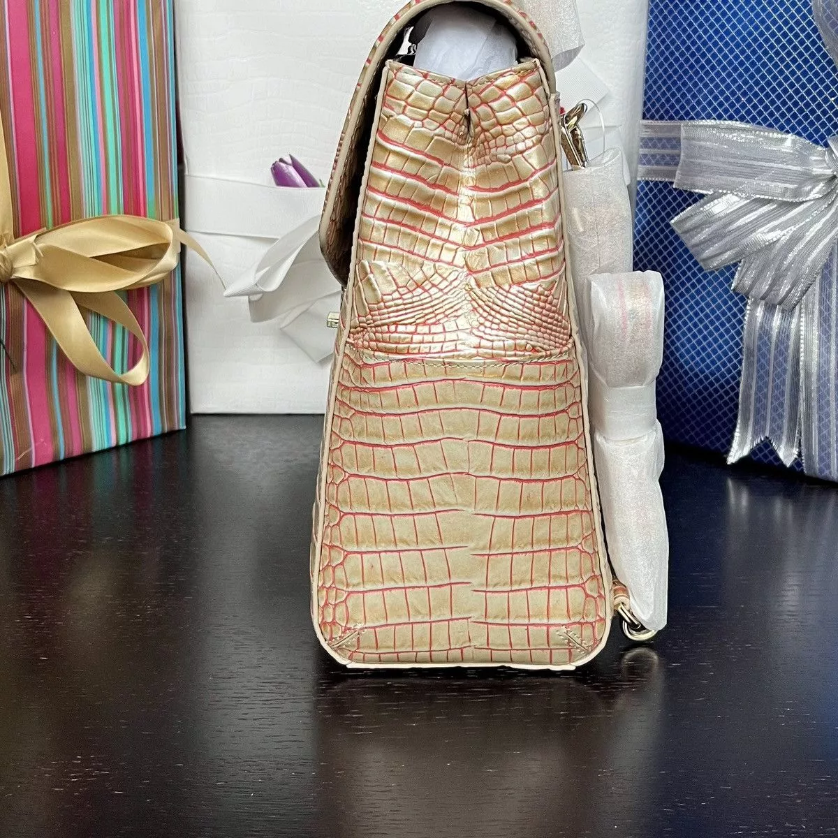 BRAHMIN Backpacks BRAHMIN Liz Backpack Beige