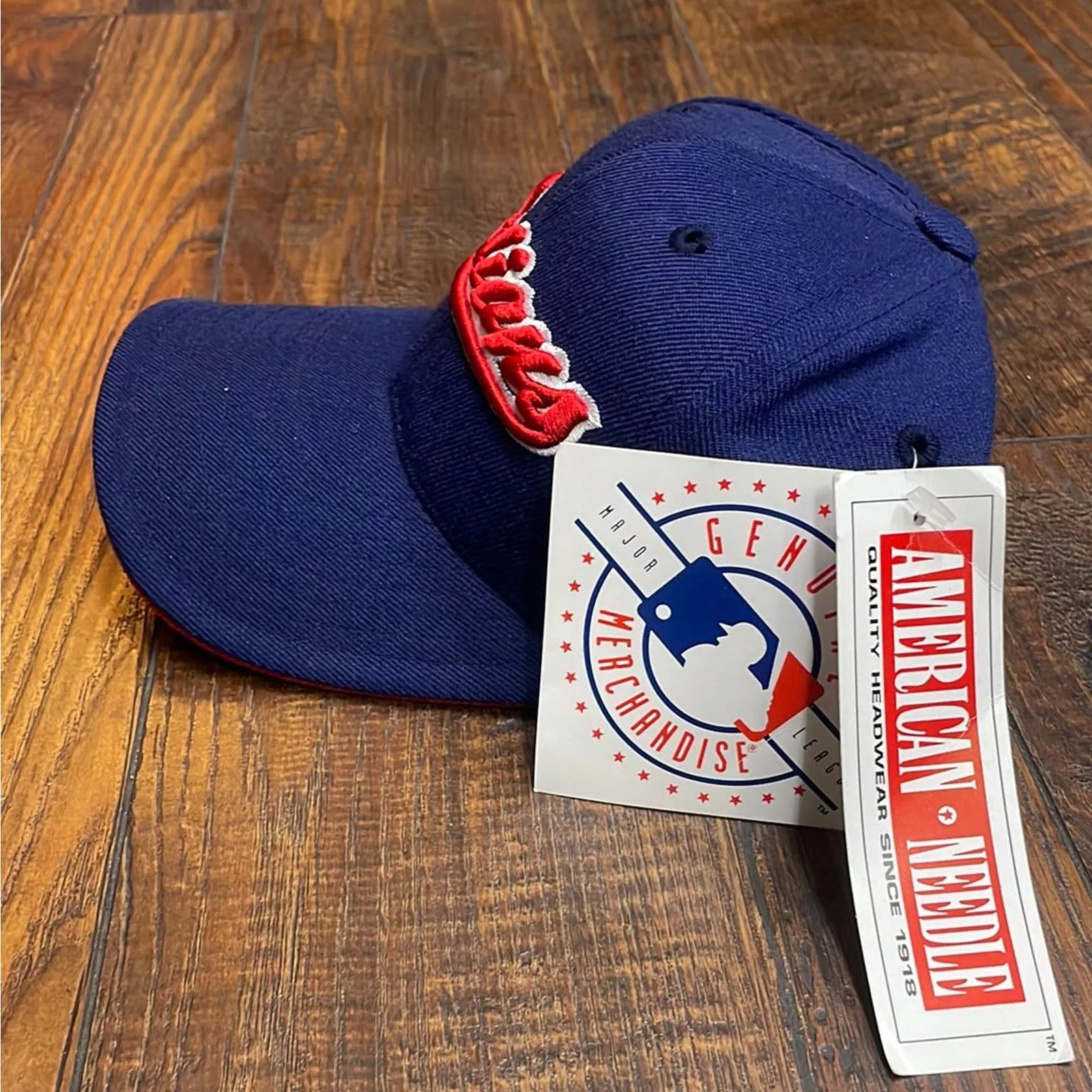 MLB Hats Cleveland Indians MLB Adjustable Hat Blue