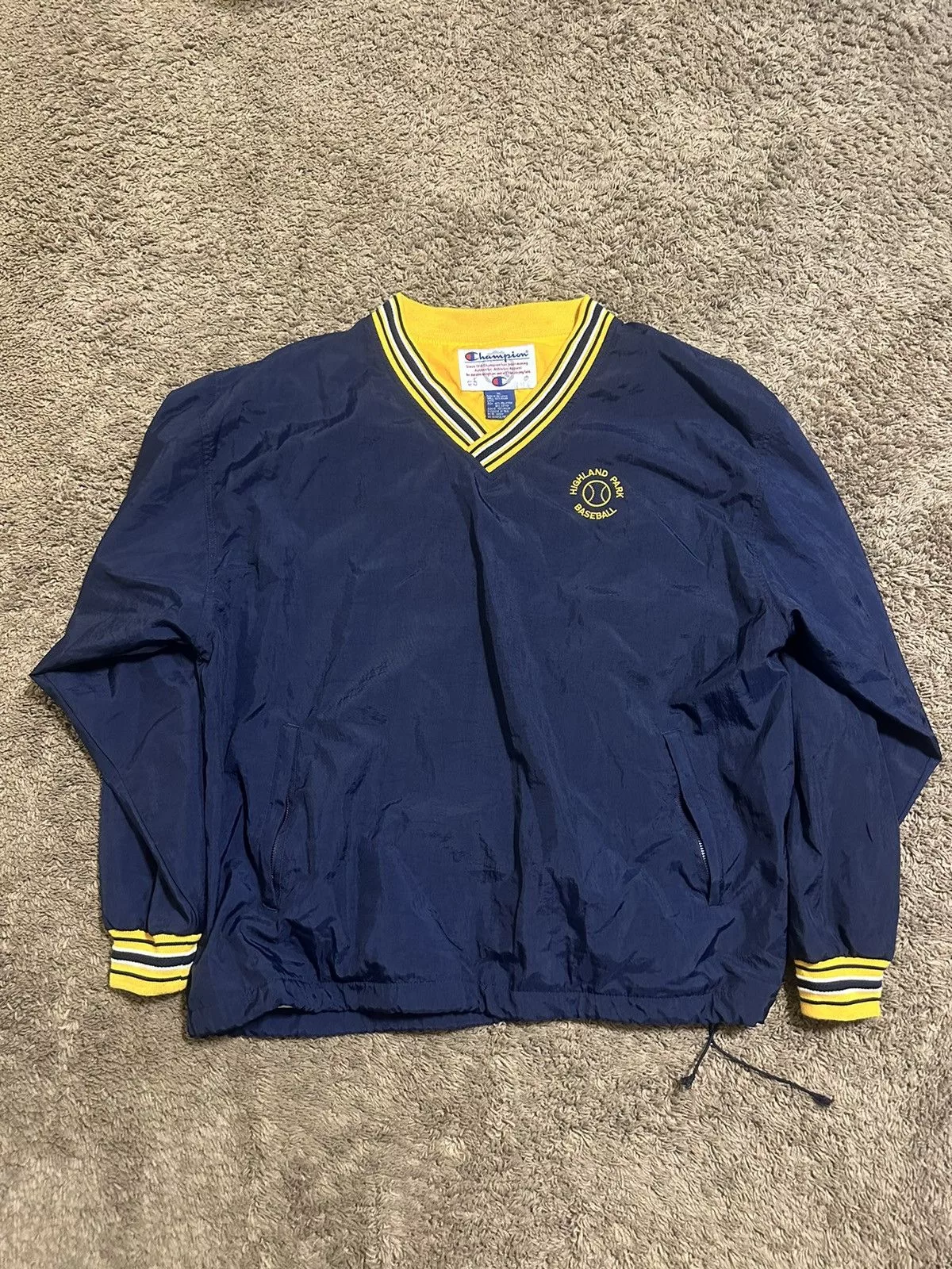MLB Sweatshirts Hoodies MLB × Vintage Vintage Dallas Texas Highland Park sweater 90s size XL Black Streetwear