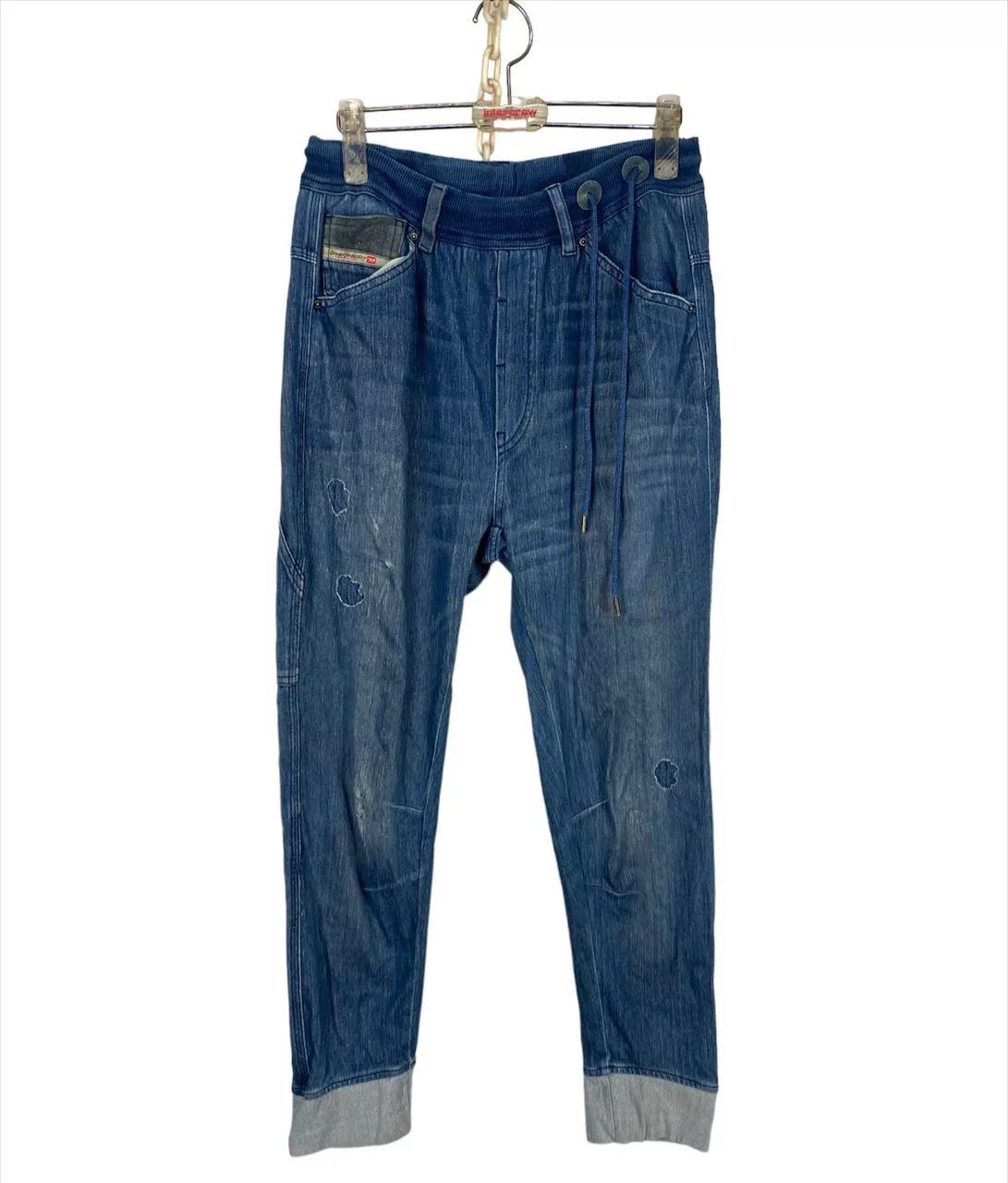 Designer Sweatpants Joggers Designer × Diesel × Other 🔥unisex🔥Diesel patchwork design joggerpants size 26-33 Blue