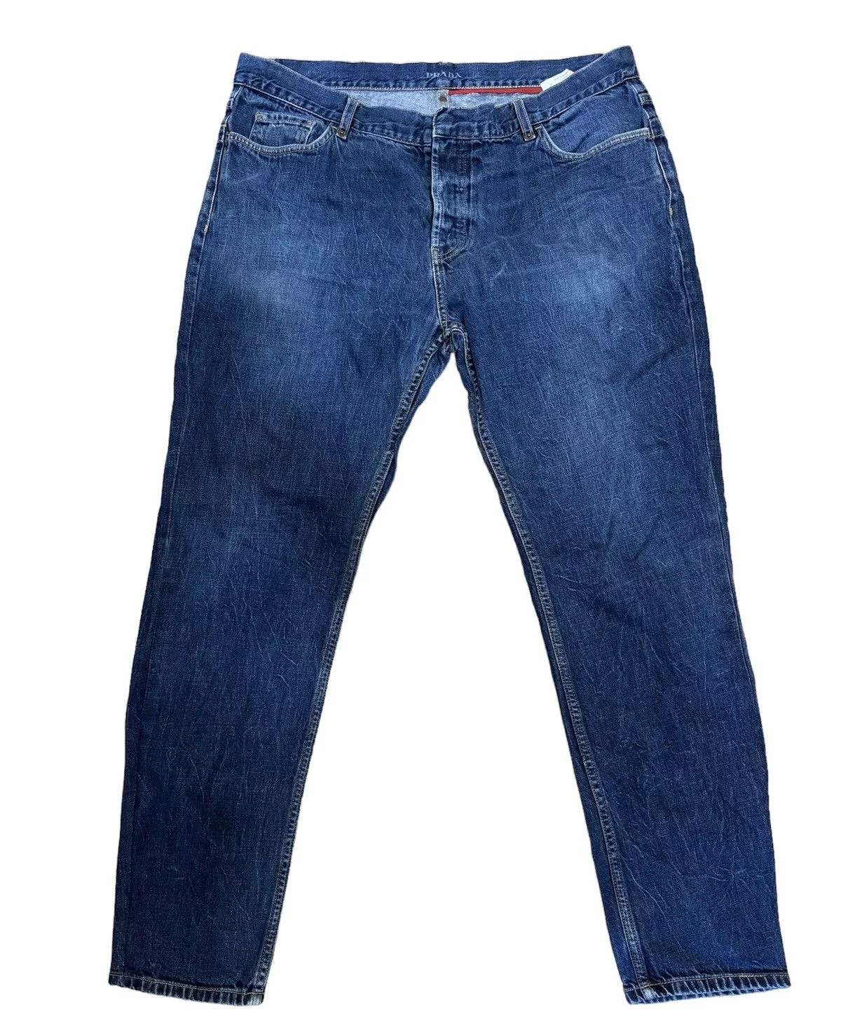 Prada Denim VINTAGE 2005 PRADA DARK NAVY DENIM JEANS ACTUAL W28 L32 EUC Blue