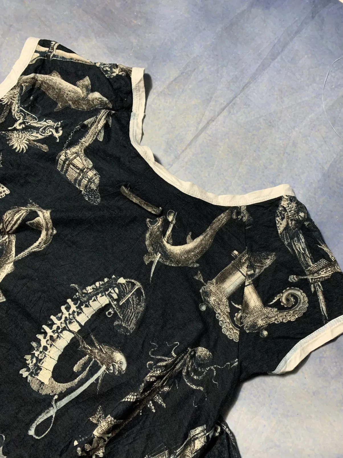 Jean Paul Gaultier Blouses Jean Paul Gaultier Sea Creature Printed Top Multi