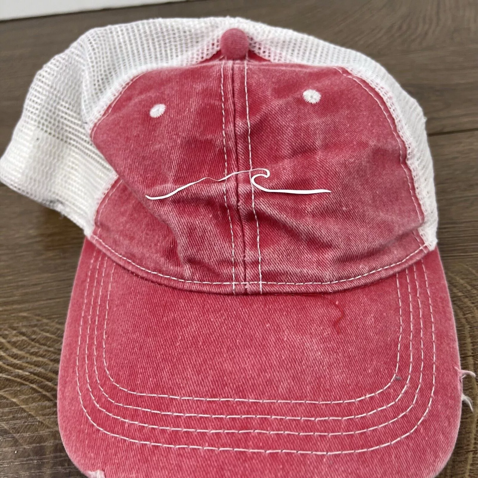 Other Hats Other Waves Hat Red Adjustable Hat Red Adult Size Hat