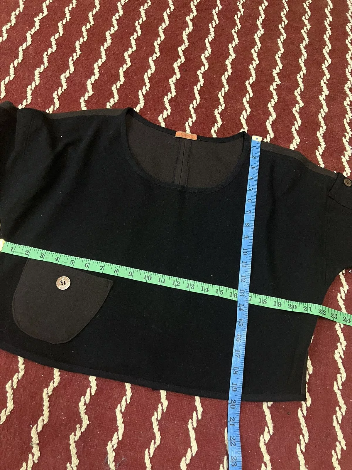 Loewe Crop Tops LOEWE CROP TOP Black