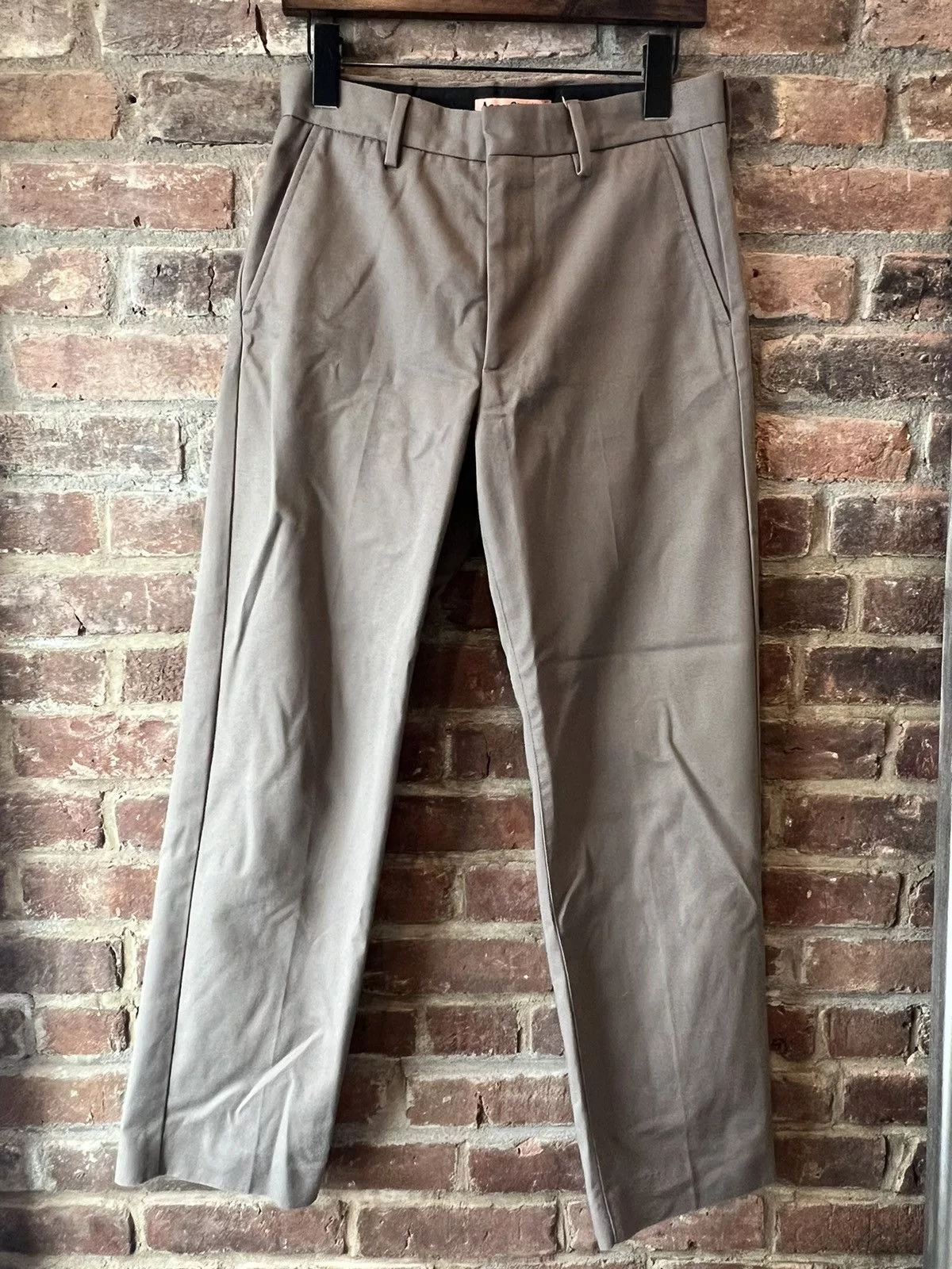 Acne Studios Casual Pants Acne Studios Khaki Grey Twill Trousers Gray