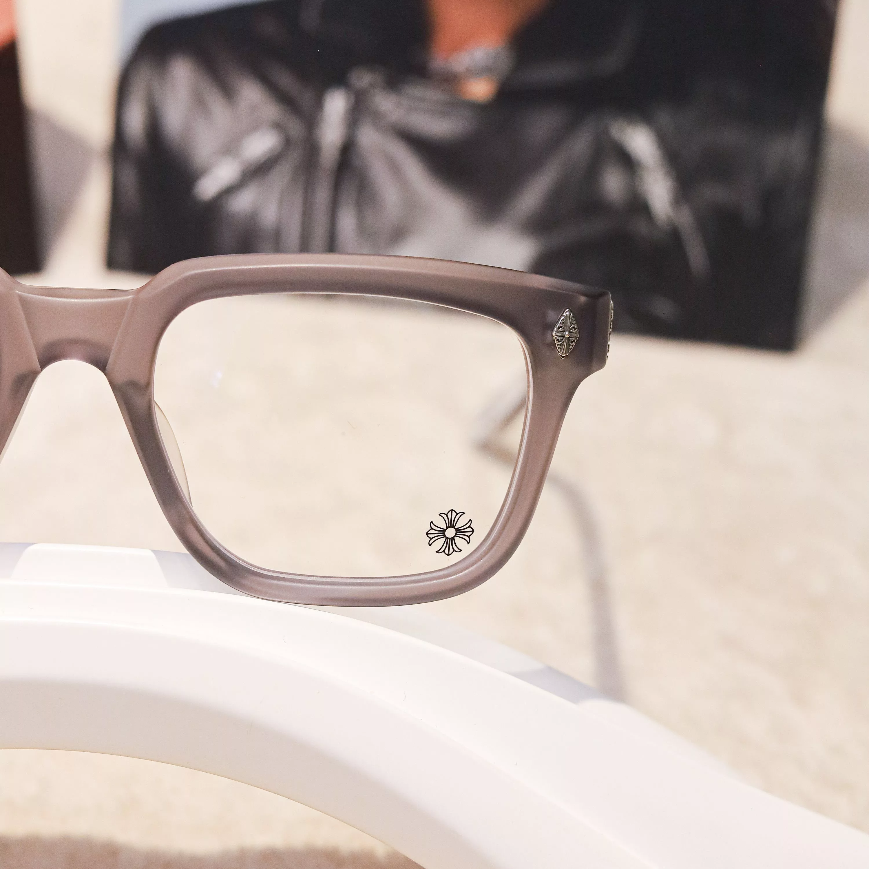 Chrome Hearts Glasses CHROME HEARTS AMBIDIXTROUS MATTE GRAPHITE Multi