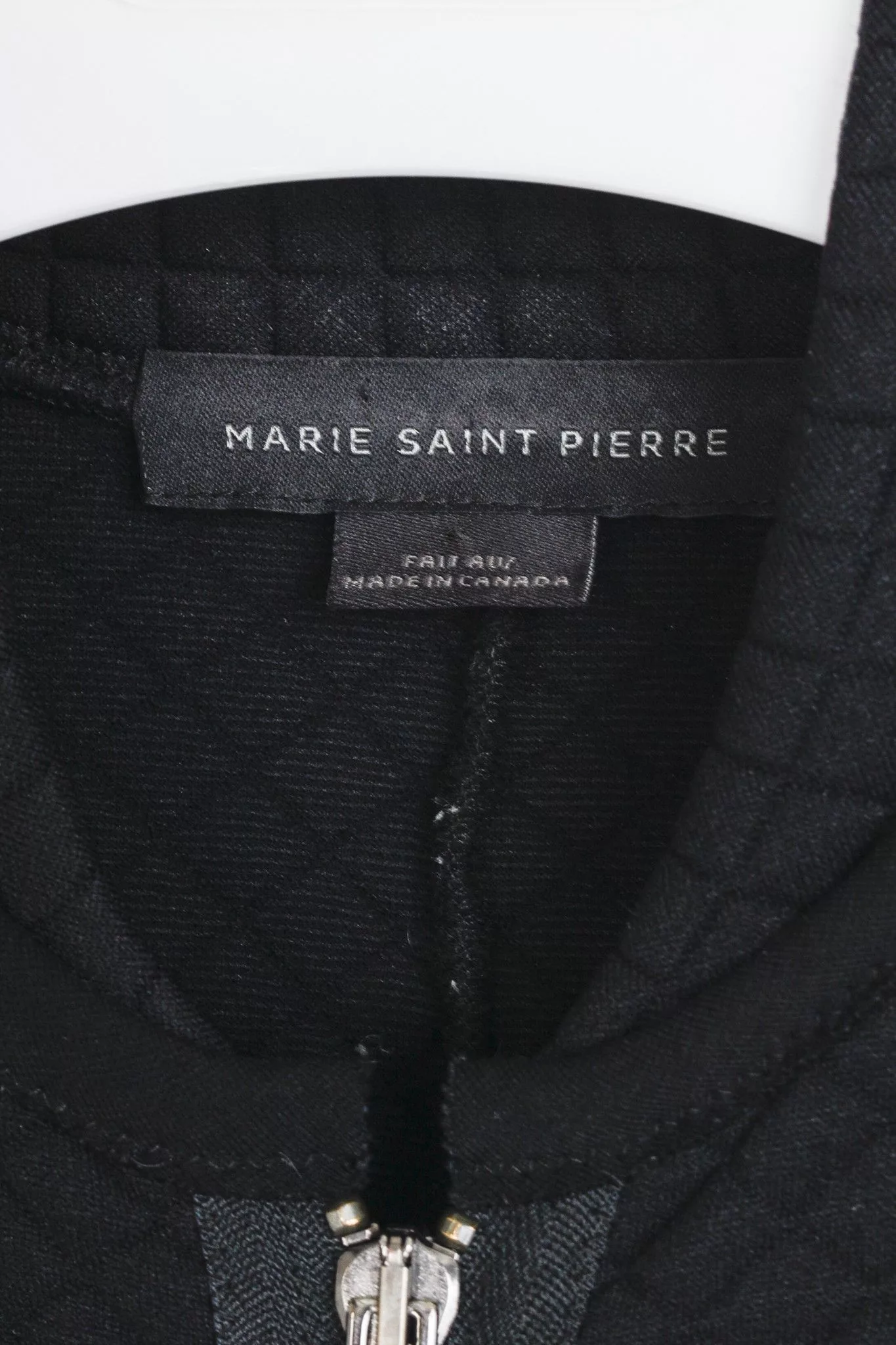 Marie Saint Pierre Vests Marie Saint Pierre Black Quilted Maxi Vest