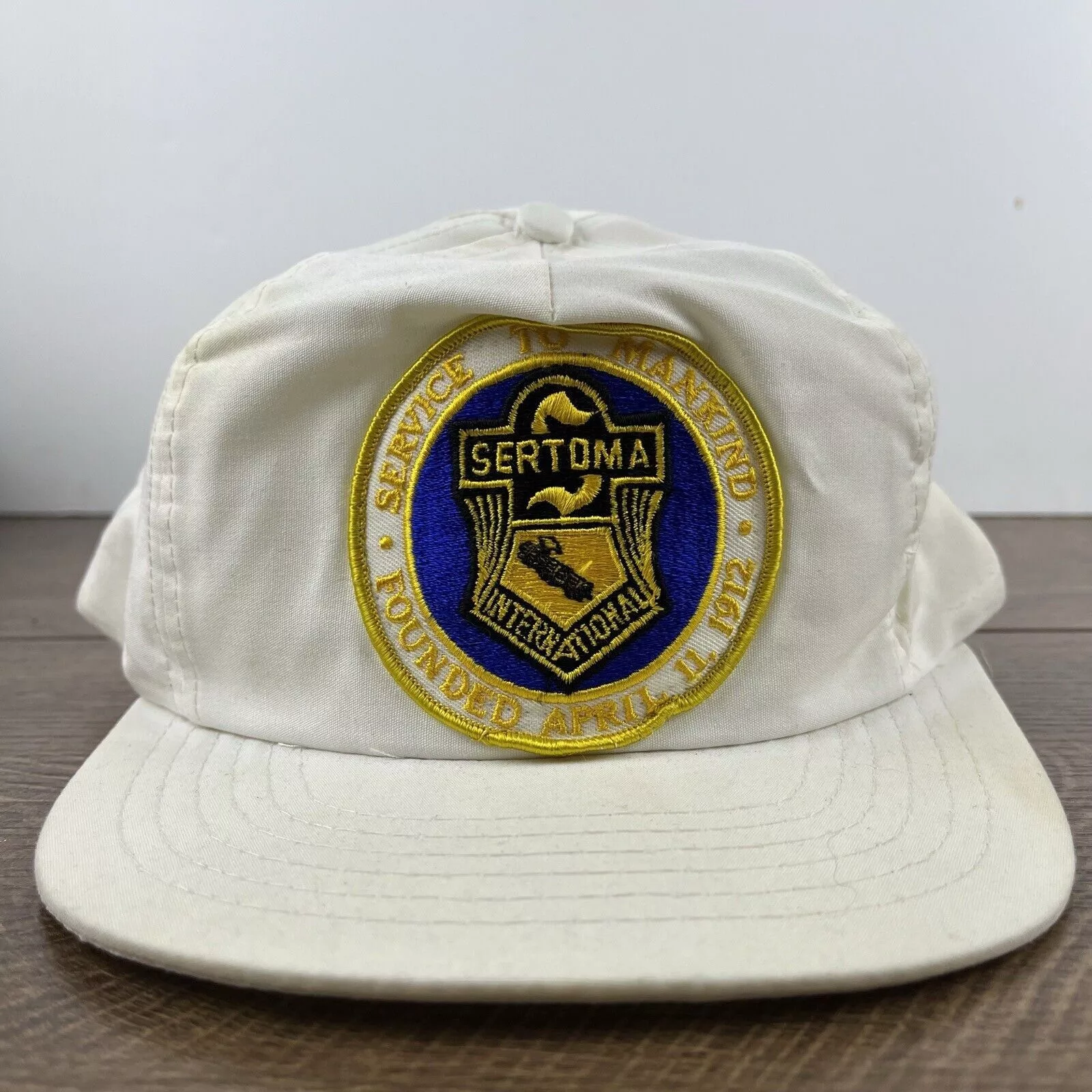Other Hats Other Sertoma International Snapback Hat White Hat Adjustable Whit