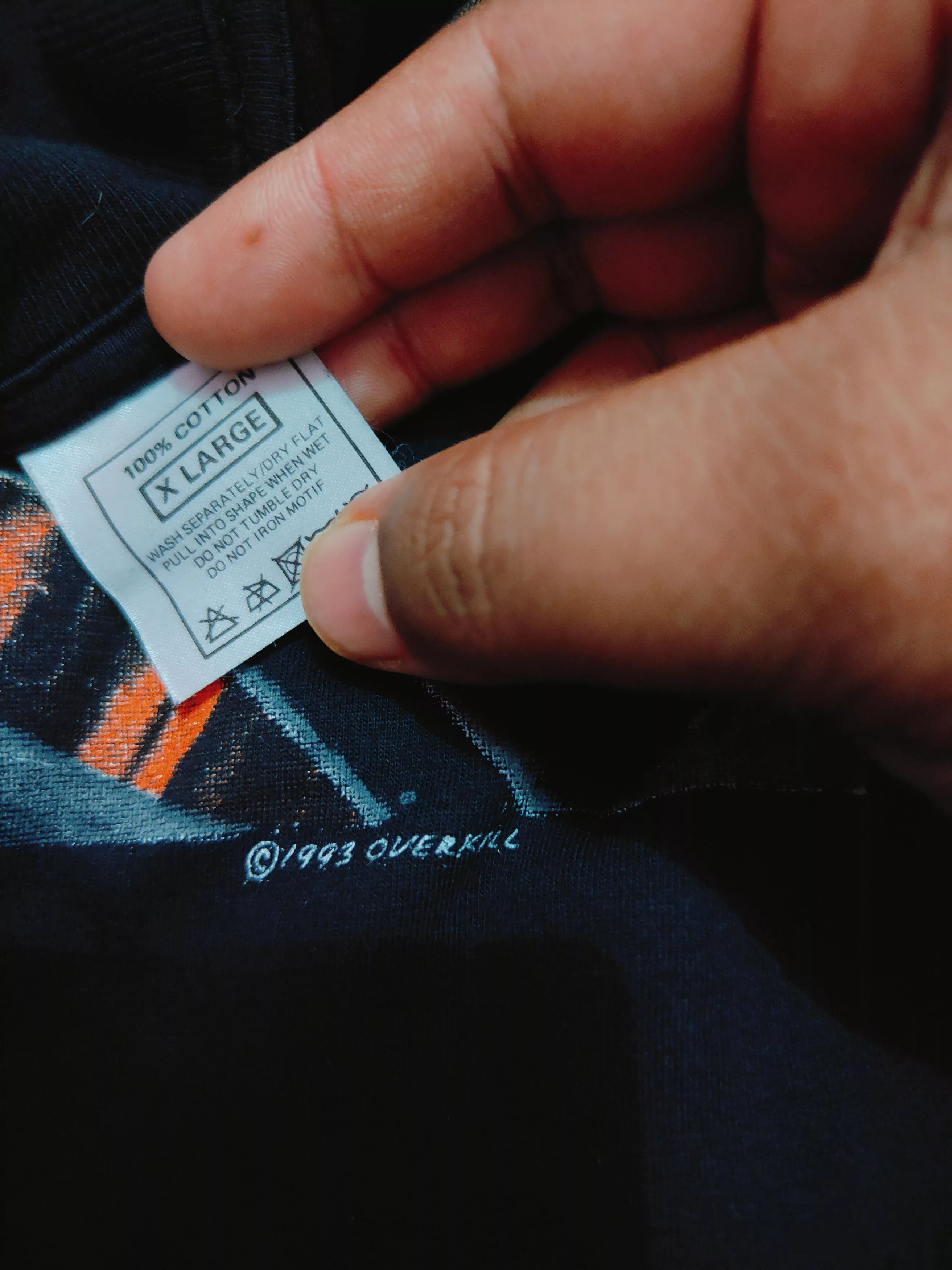 Other Shirts Button Ups Other OVERKILL VINTAGE 1993 Black