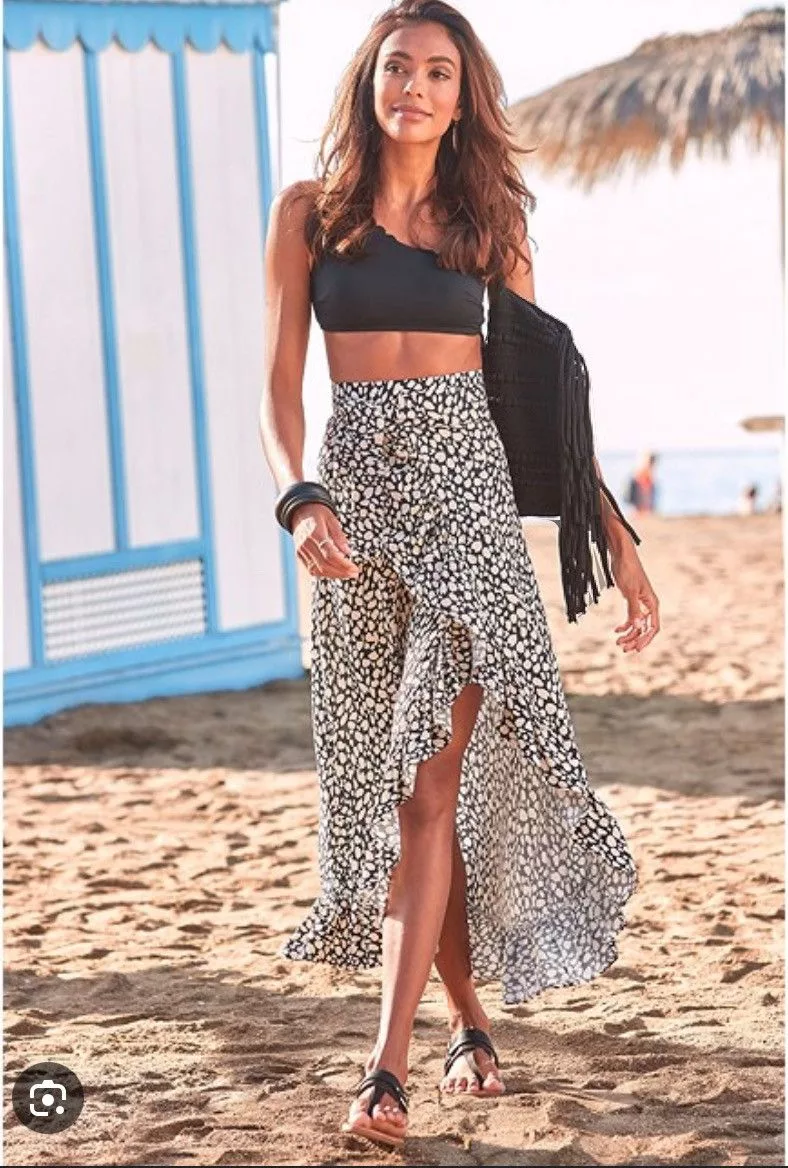 Other Maxi Skirts Other Lascana maxi wrap skirt Gray