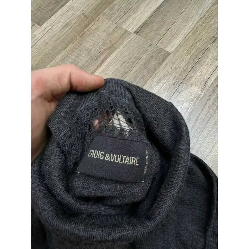 Zadig & Voltaire Sweaters Zadig & Voltaire turtleneck sweater Size: L Gray