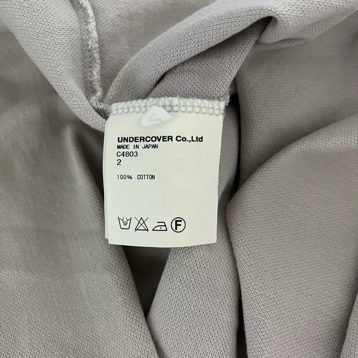 Undercover Polos Undercover SS09 Lightning Bolt Polo Top Beige