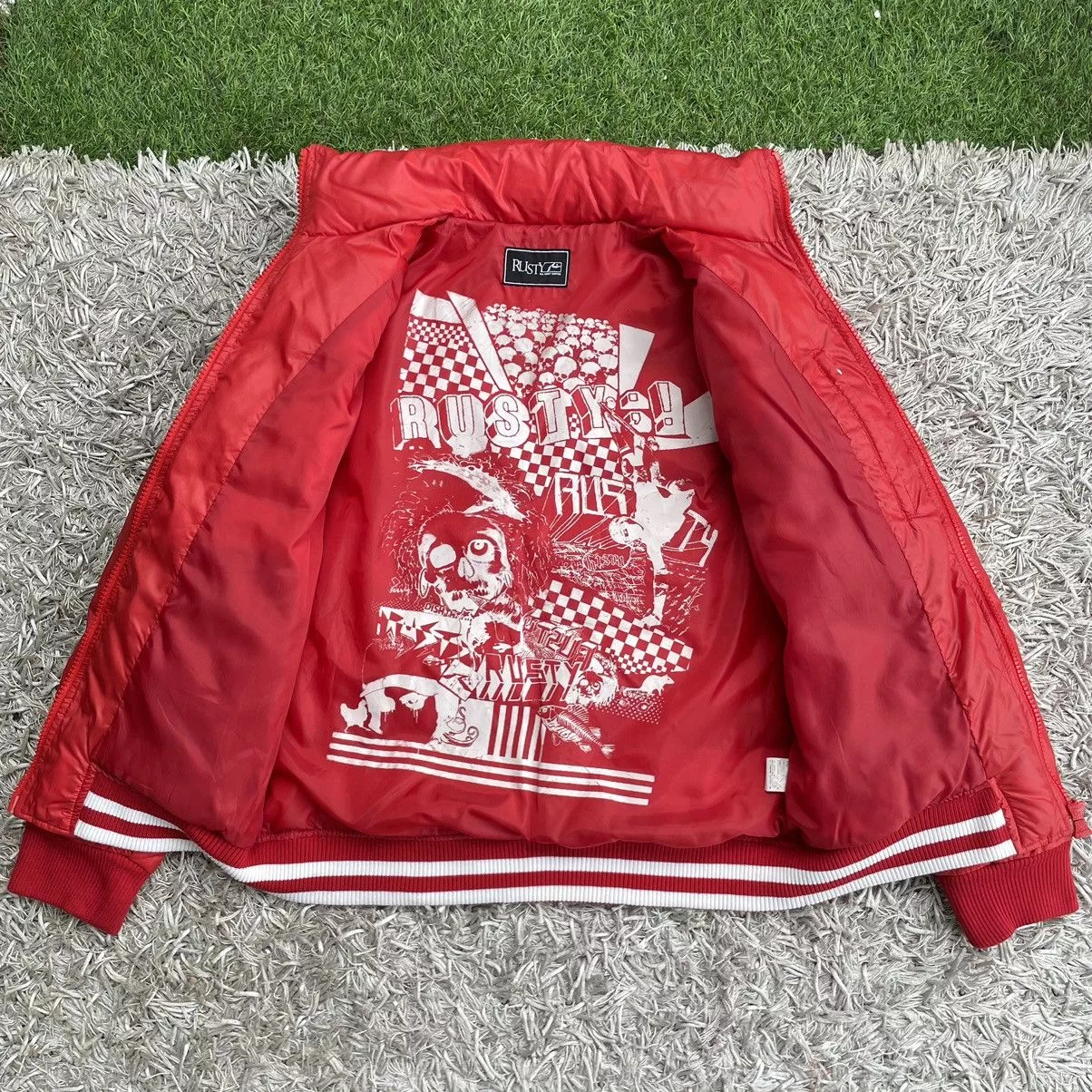 Rusty Light Jackets Rusty Raglan Jacket Red Streetwear