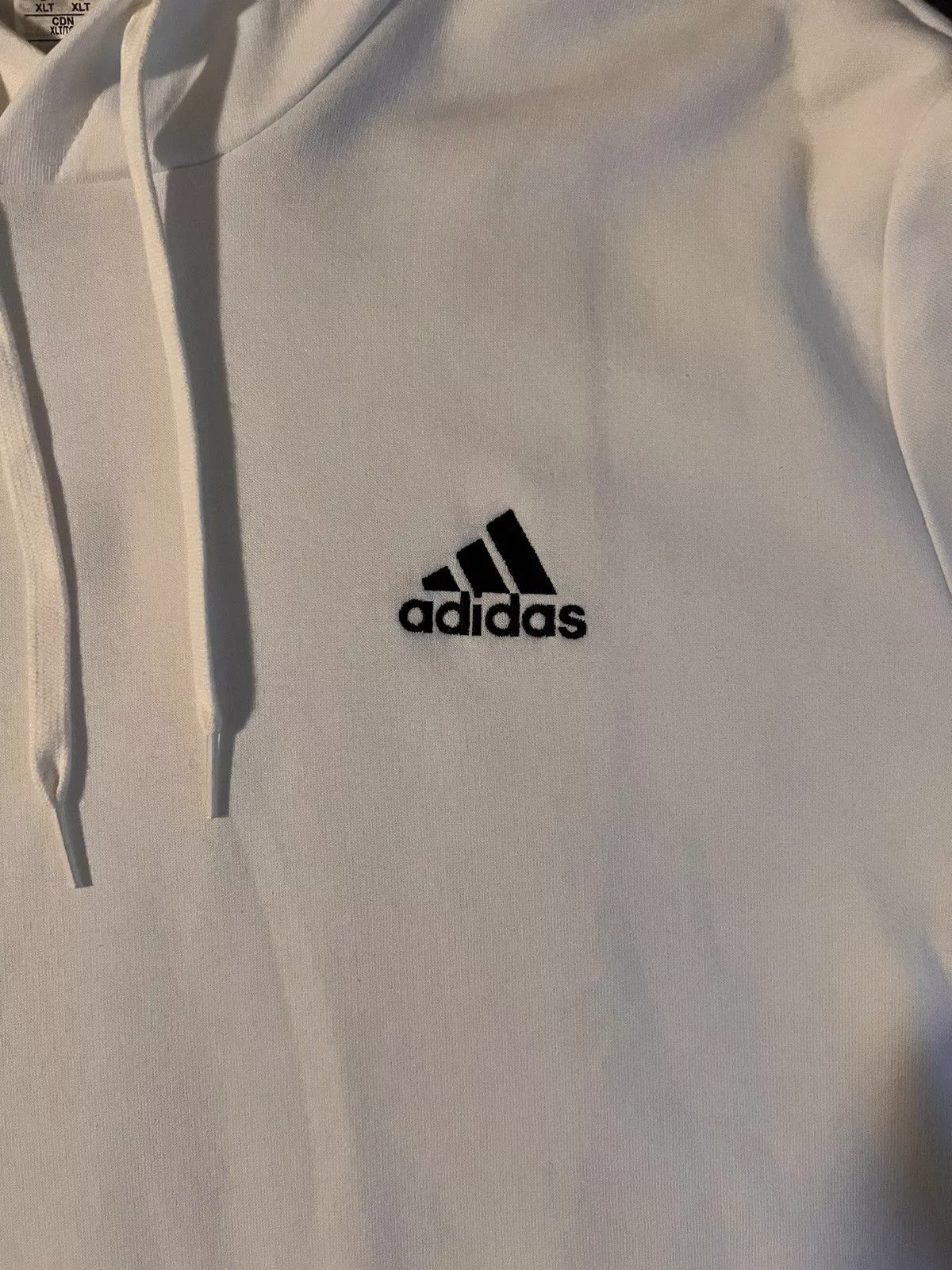 Adidas Sweatshirts Hoodies Adidas Sweatshirt All White Fleece Pullover