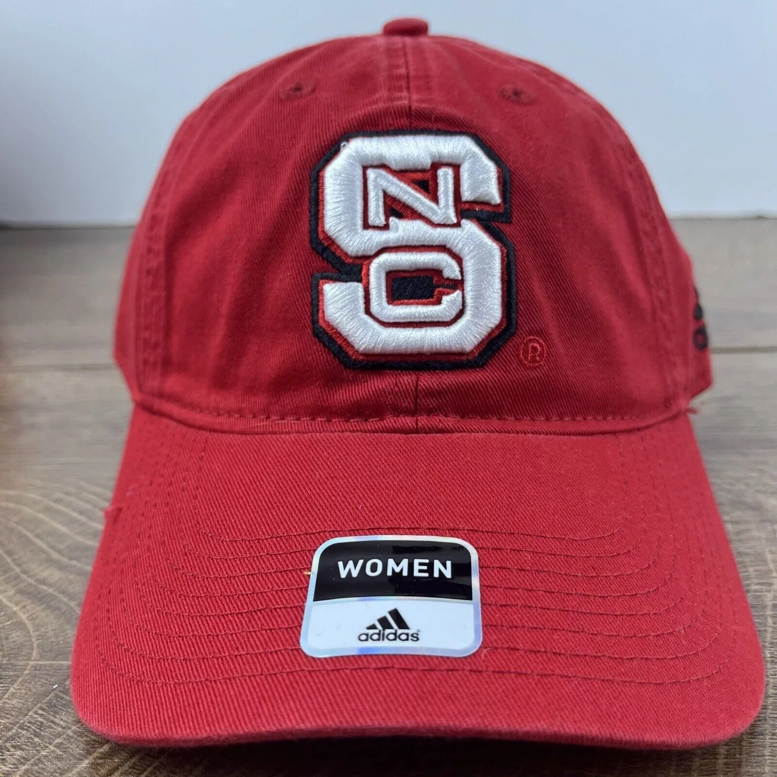 Adidas Hats NC State Wolfpack Womens Hat Red Cap Adidas Adjustable Red A