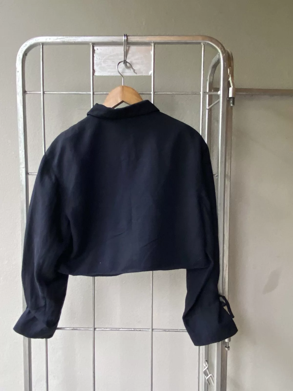 Claude Montana Jackets Claude Montana black crop jacket