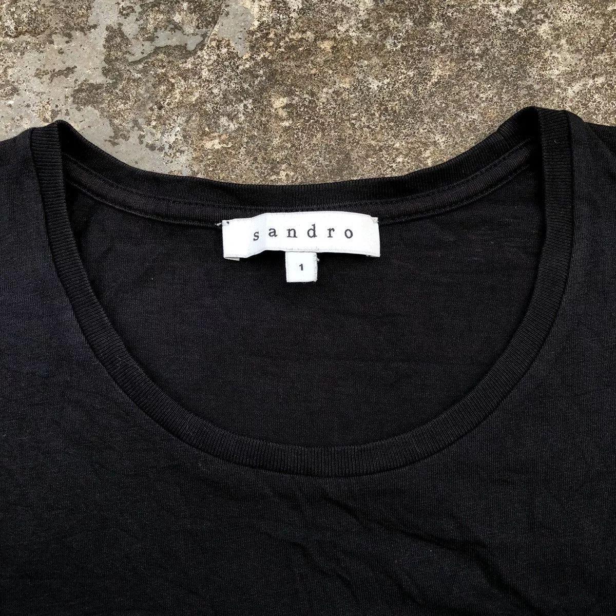 Sandro Short Sleeve T Shirts Sandro Paris Play Sleeveless Tees Black