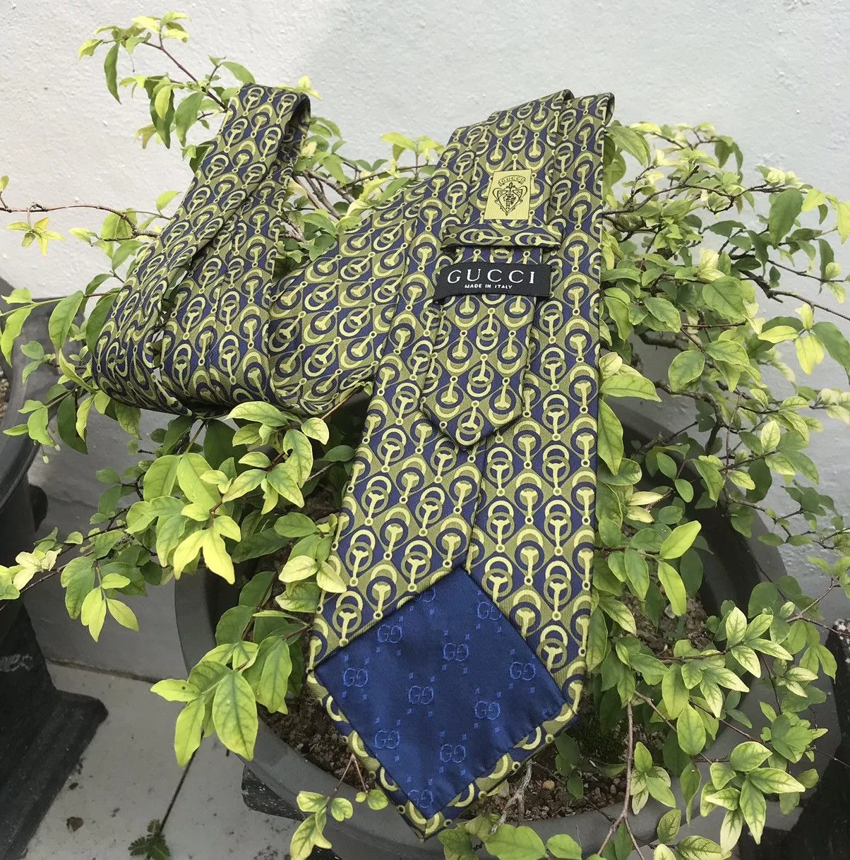 Gucci Ties Pocketsquares Gucci mens ties Gold Luxury