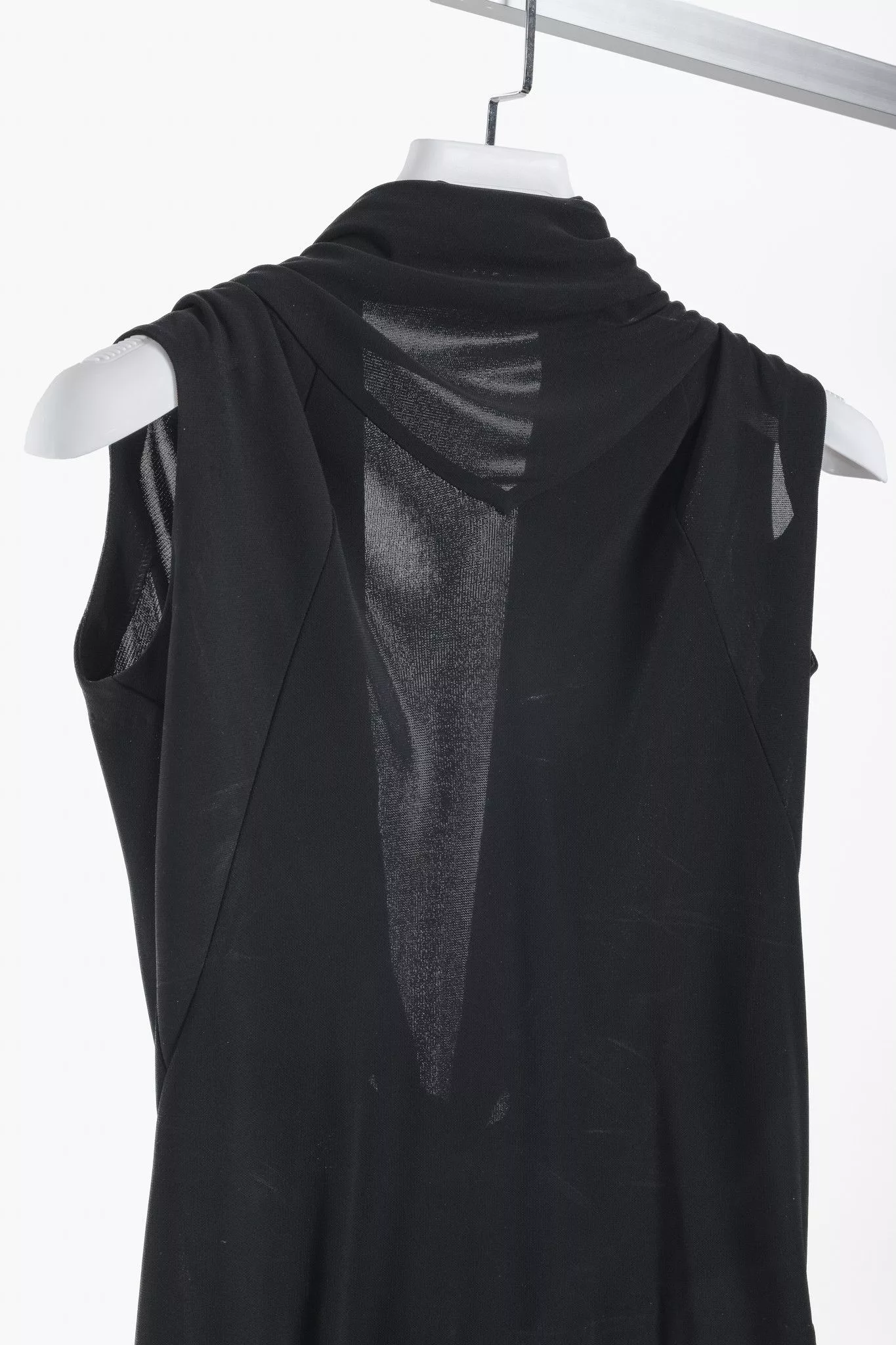 Balenciaga Blouses Balenciaga Black Draped Front Tie Top
