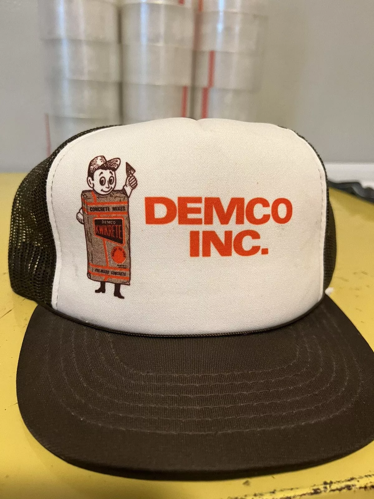Vintage Hats Vintage Trucker Hat Brown