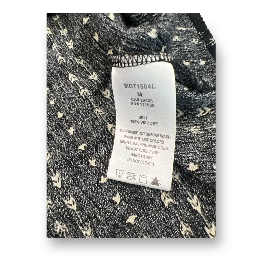 Other Blouses Other Miss Me Blouse Top Size Medium Black