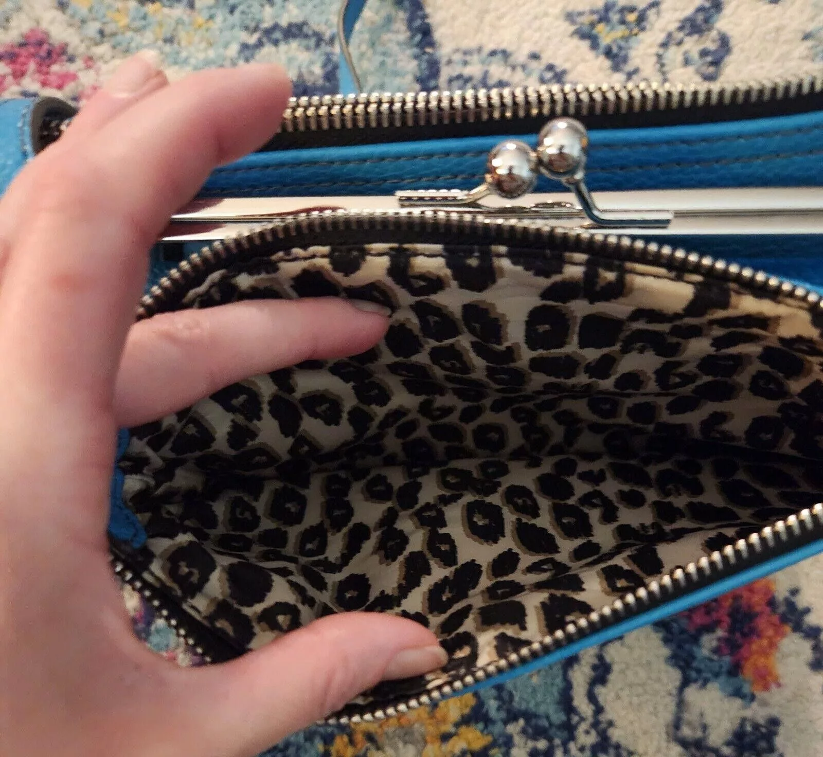 Nine West Other Blue Nine West Square Crossbody Purse