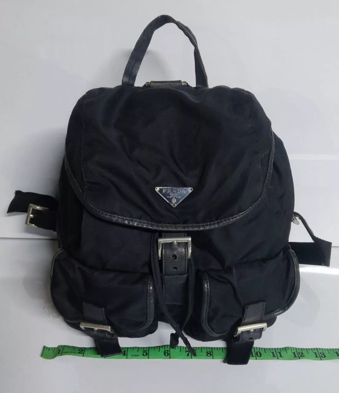 Prada Backpacks Black