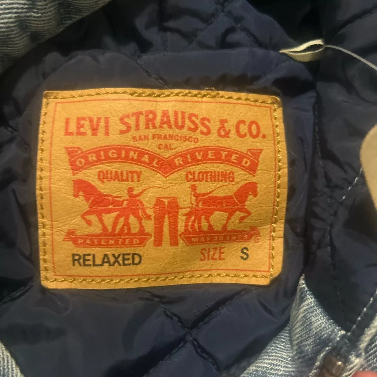 Levi's Denim Jackets Levi's Levi’s Denim Patch Work Jackrt Blue