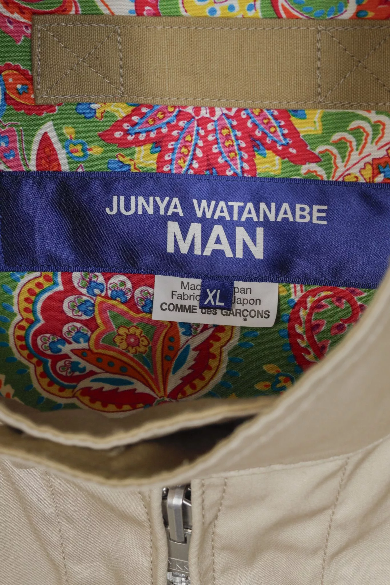 Junya Watanabe Light Jackets Junya Watanabe Man CDG Reversible Blouson Jacket WI-J018-051 Multi