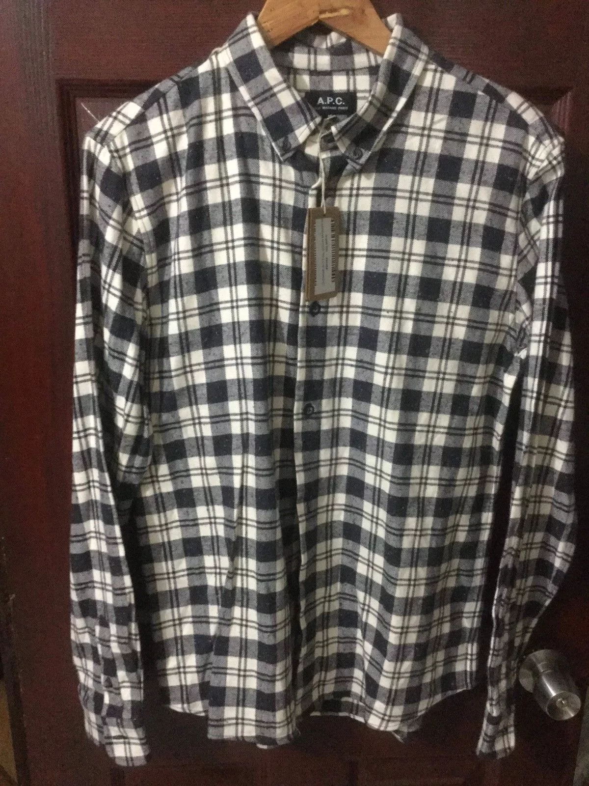 A.P.C. Shirts Button Ups A.P.C. apc speckled flannel