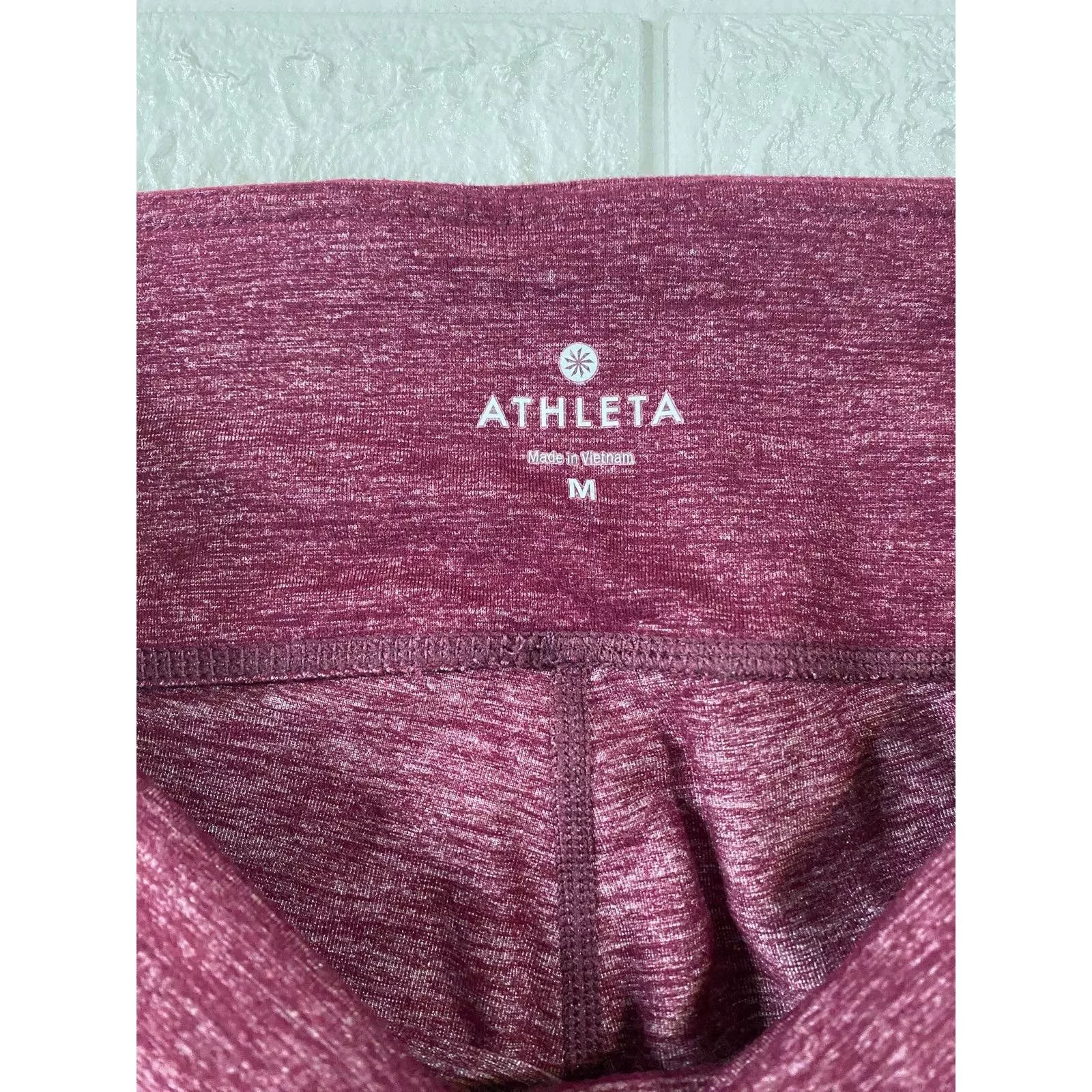 Athleta Leggings size medium Red